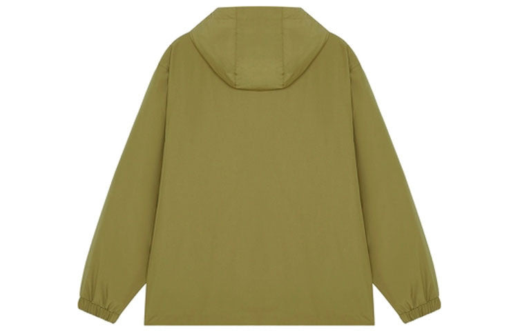 New Balance Men's New Balance Logo Sports Hooded Jacket Green AMJ14337-OV - 2