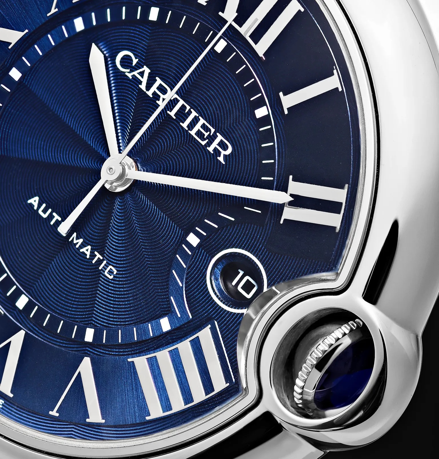 Ballon Bleu De Cartier Automatic 42mm Steel and Alligator Watch, Ref. No. CRWSBB0025 - 6