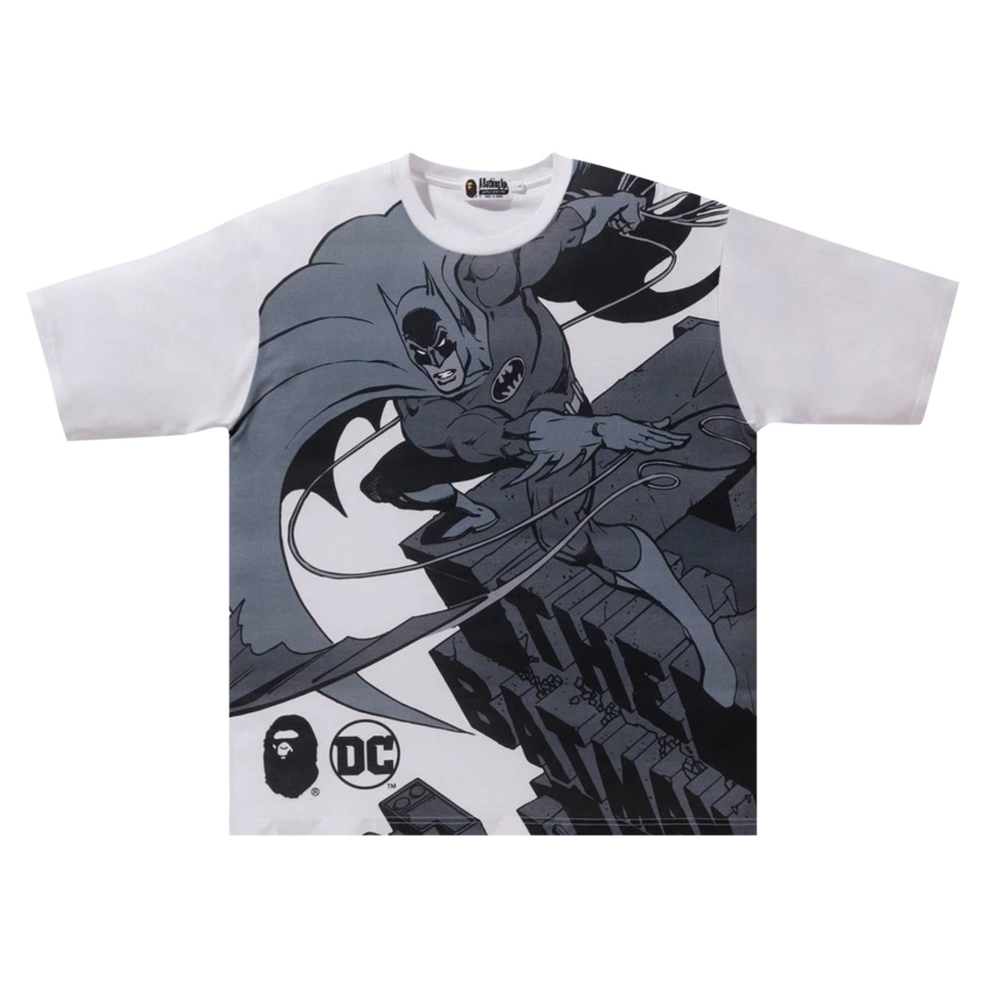 BAPE x DC Batman Relaxed Tee 'White' - 1