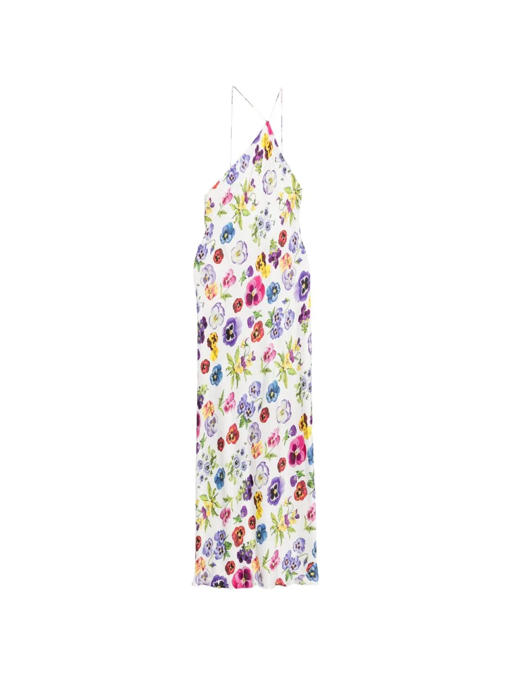 floral-print maxi dress - 1