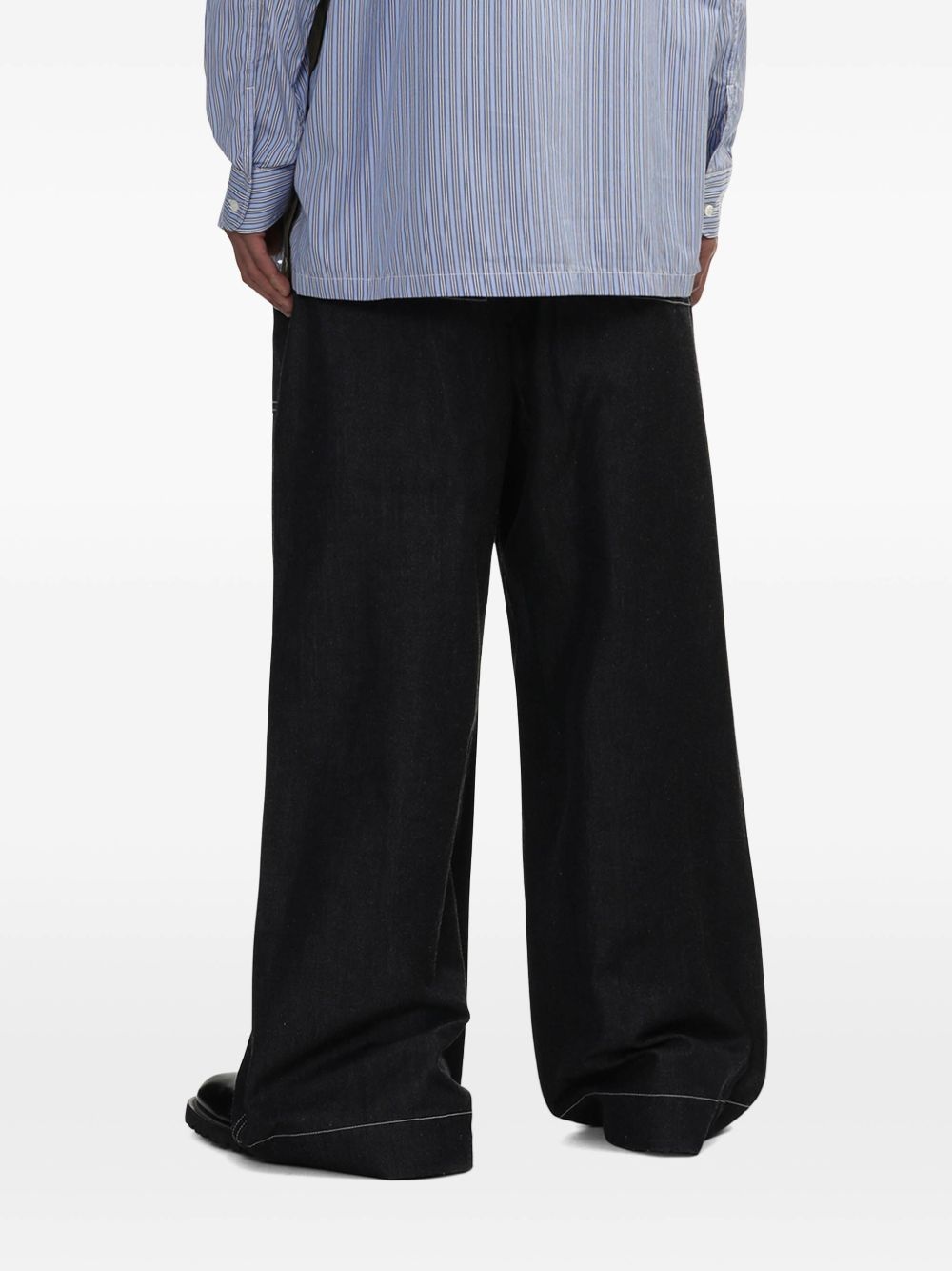 wide-leg jeans - 4