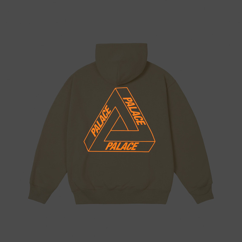 PALACE GLOW TRI-FERG HOOD STONEY GREY outlook
