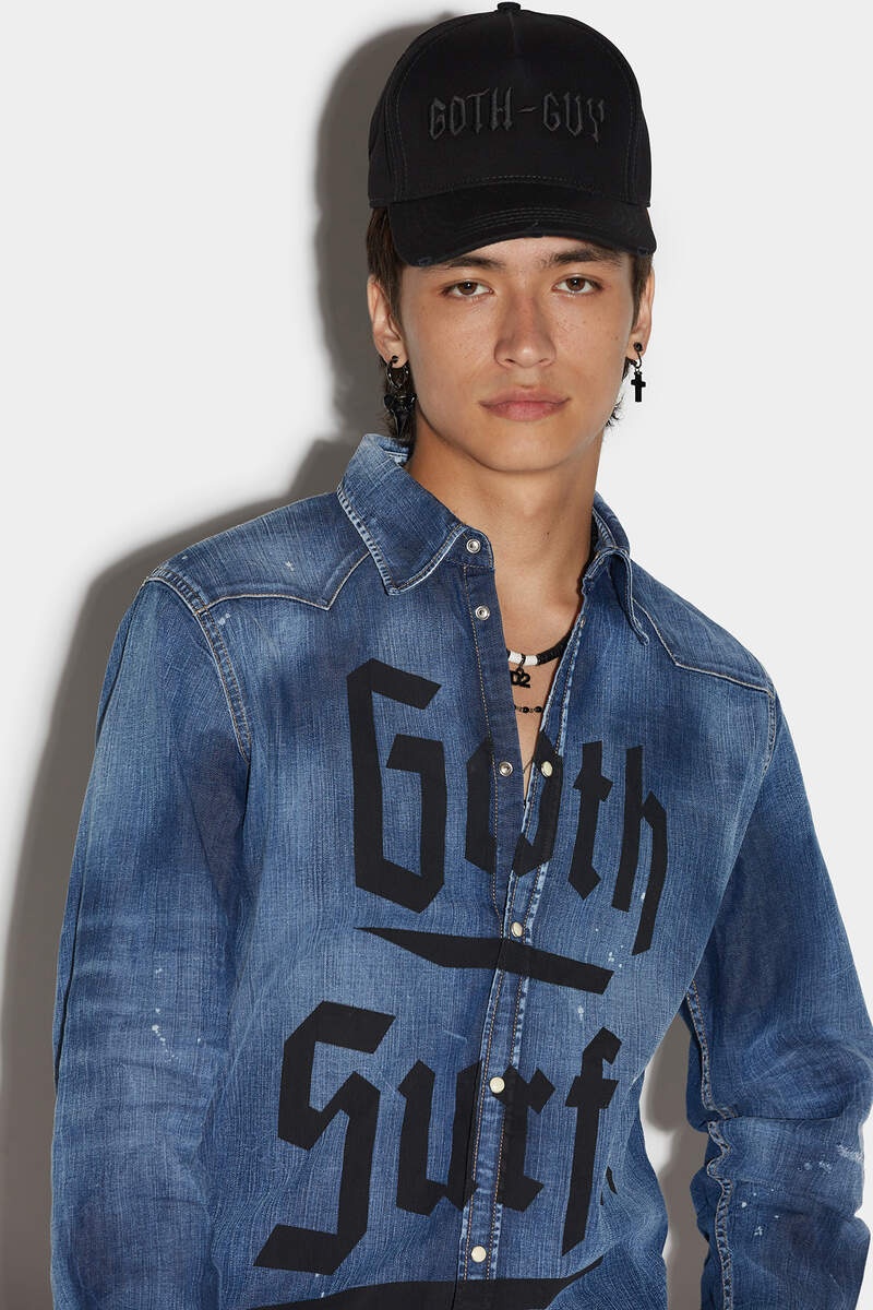 GOTH SURFER CLASSIC WESTERN SHIRT - 4