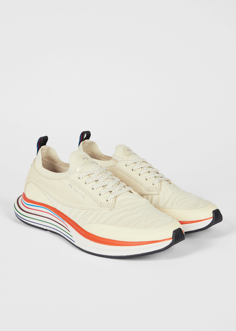 Ecru 'Volt' Trainers 3