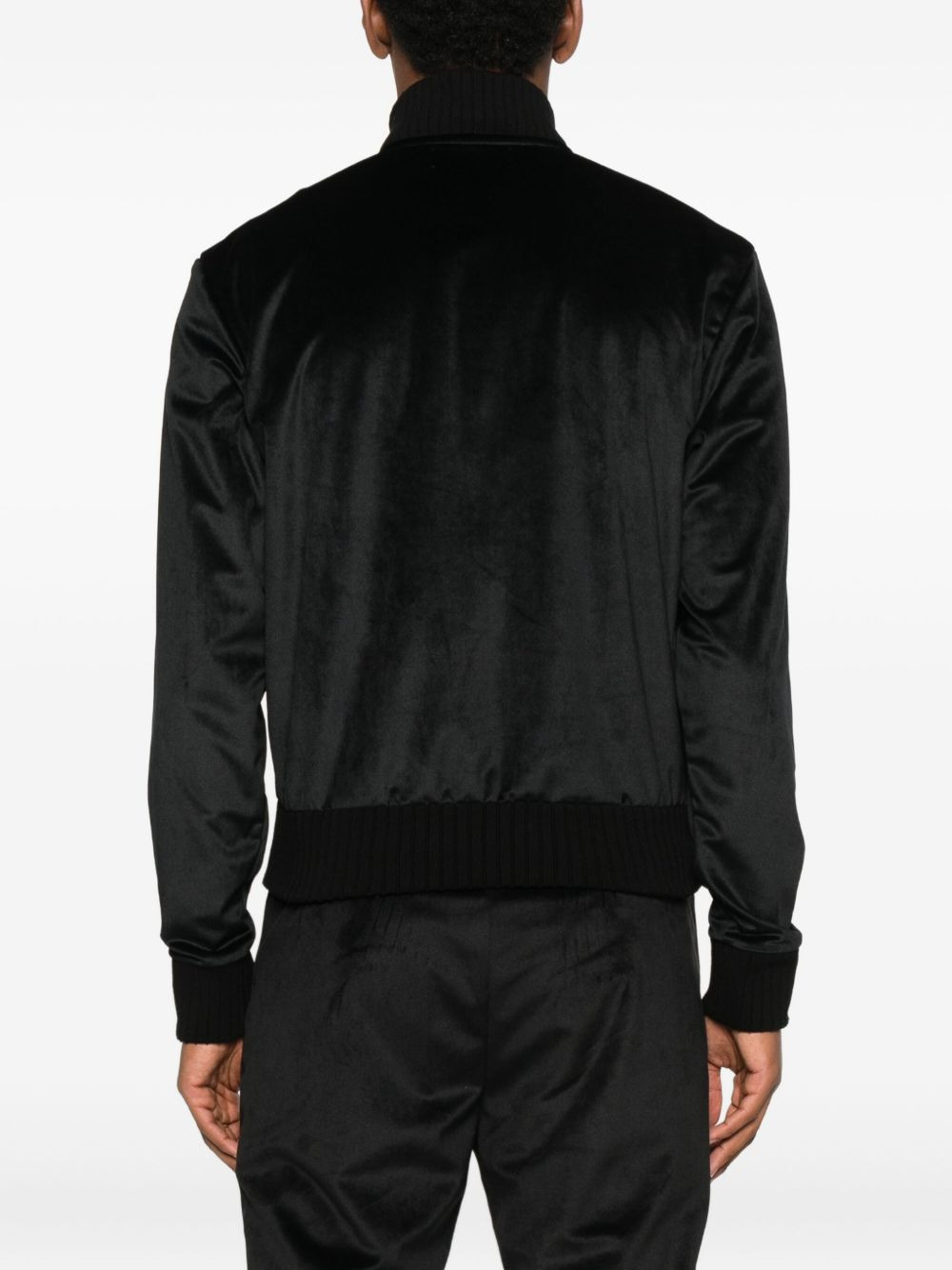 VELOUR ZIP-UP JACKET - 4