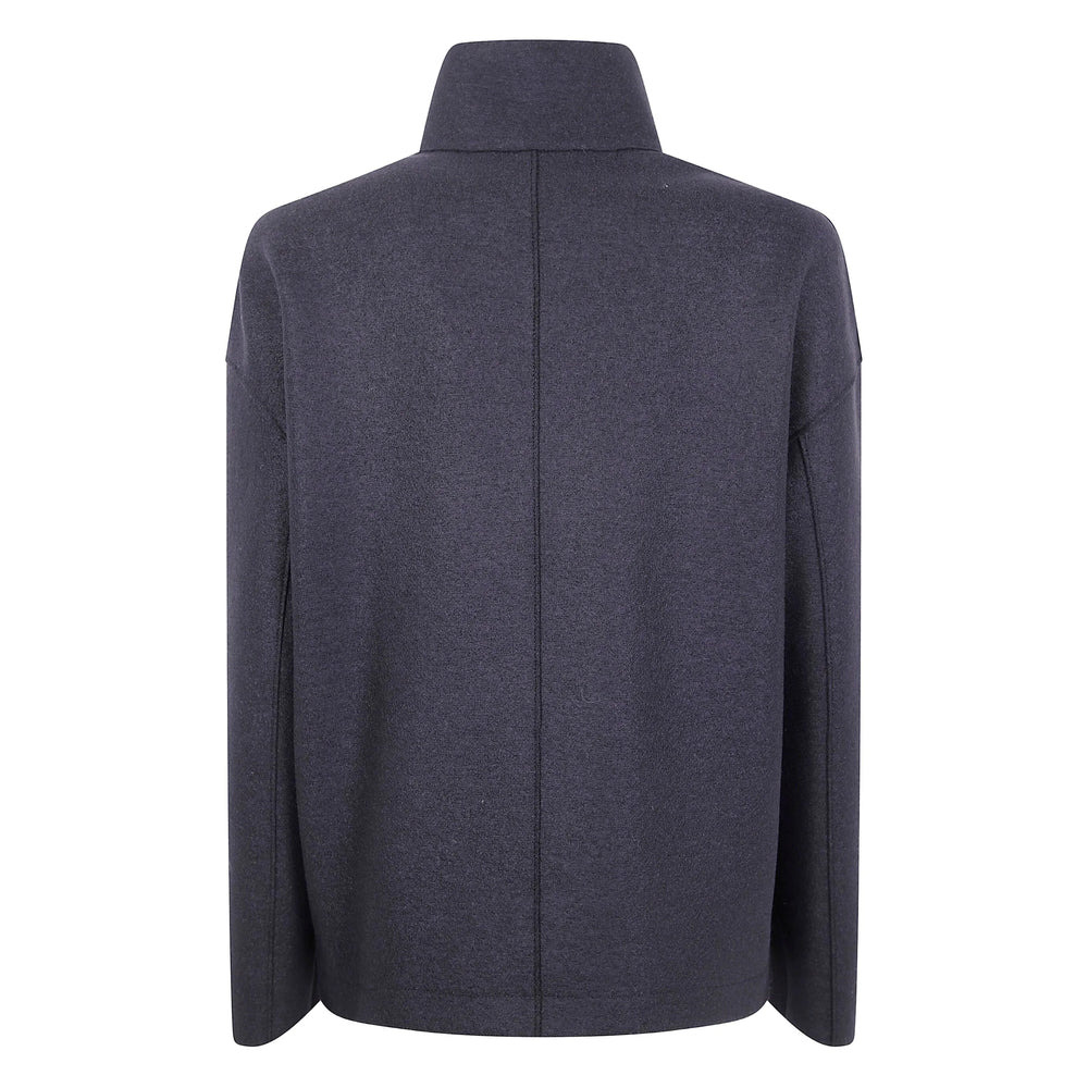 Harris Wharf London Black Coats - Double Breasted & Peacoats Women - 3
