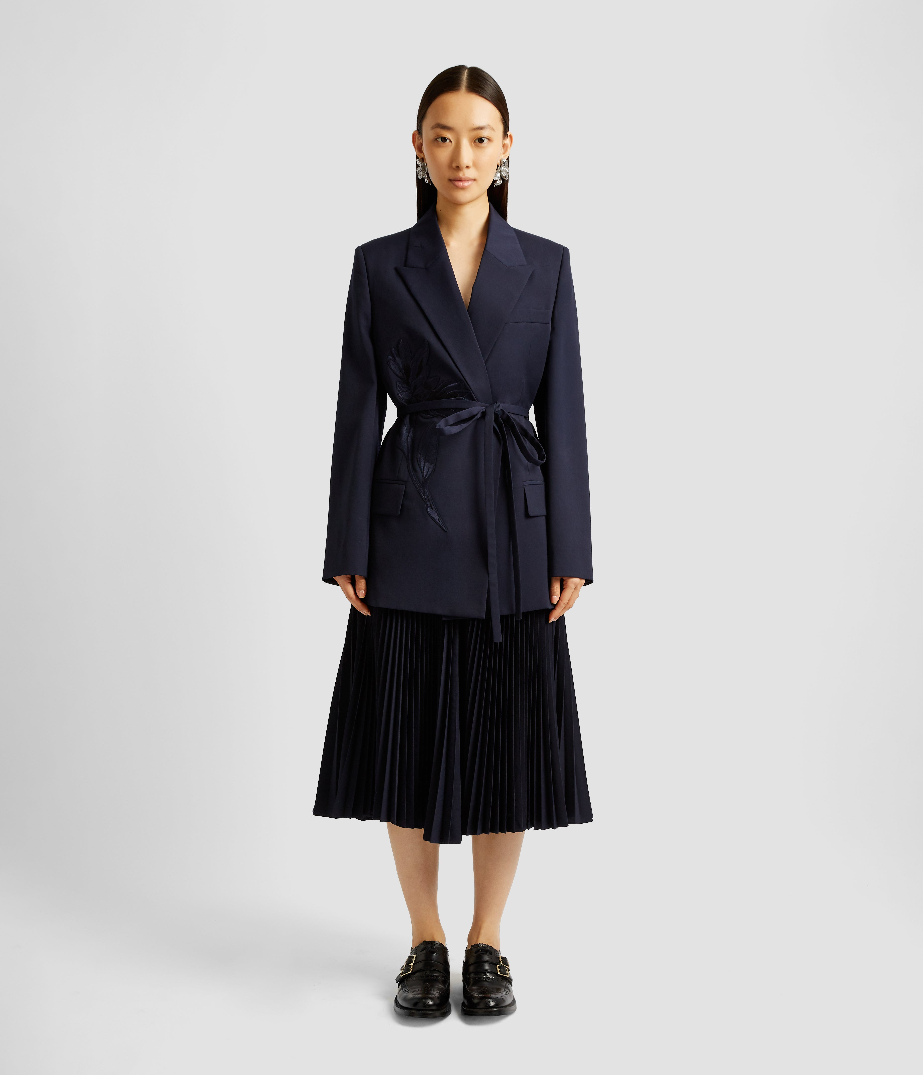 PLEATED MIDI SKIRT - 4