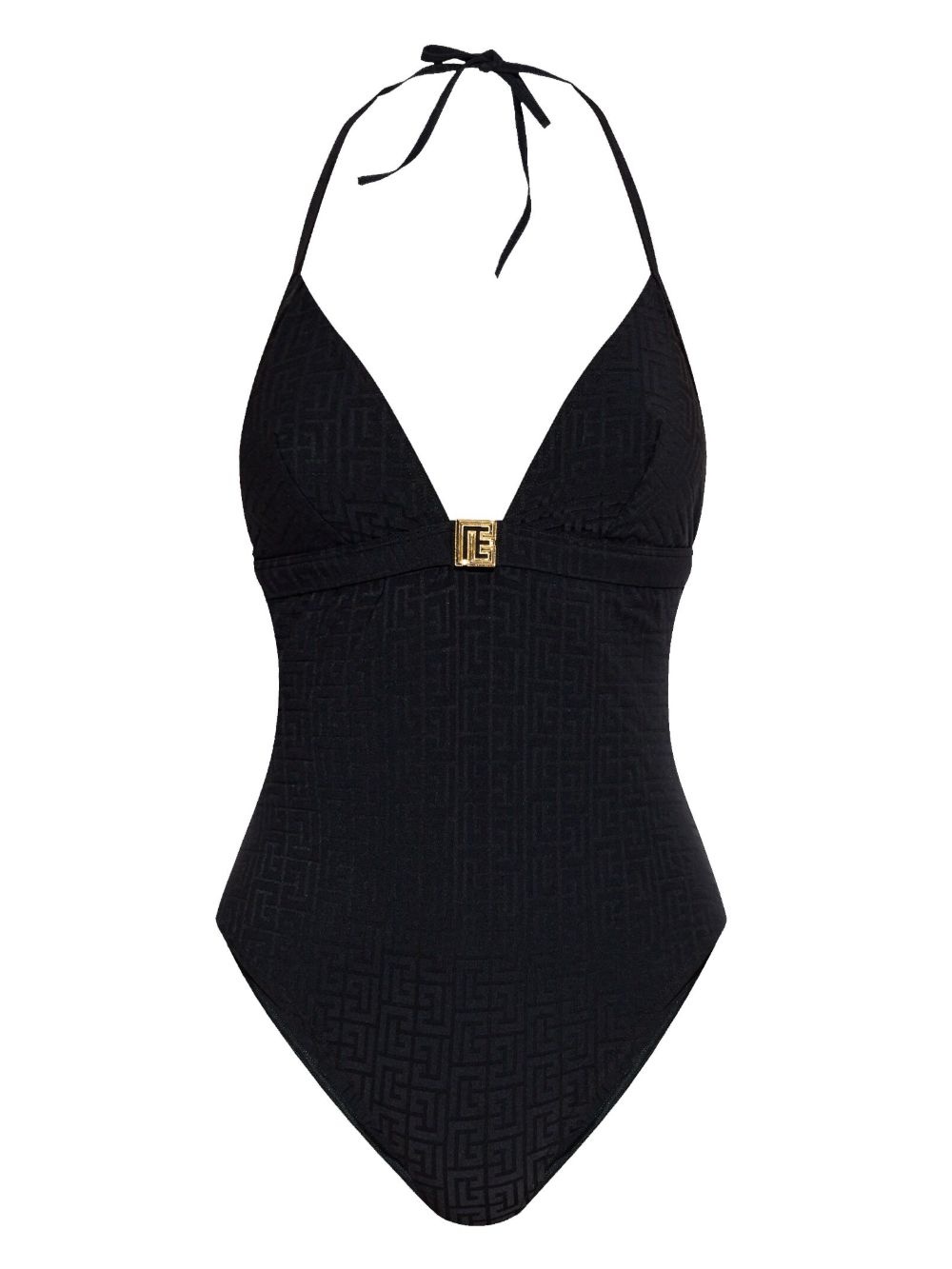 monogram-pattern swimswui - 1