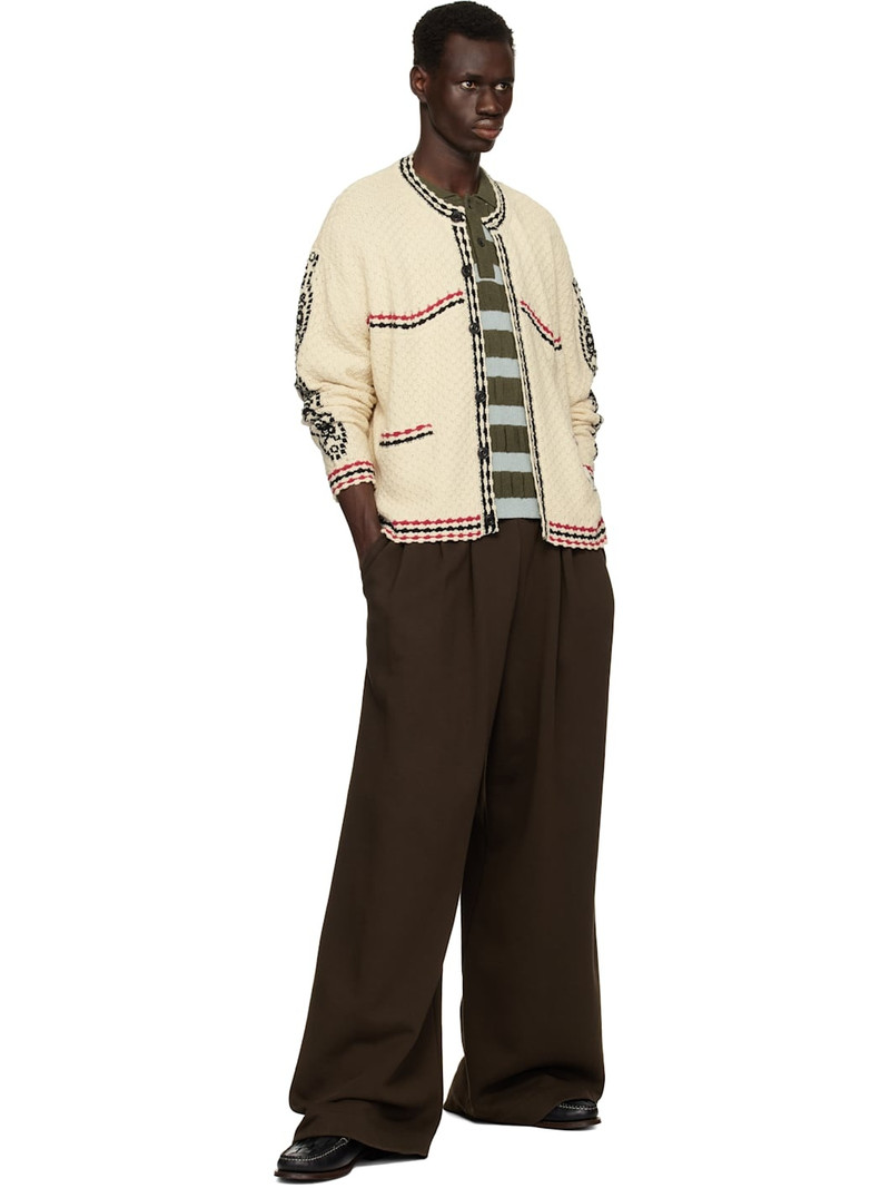 Andersson Bell Off-White Fantasia Round-Neck Cardigan outlook