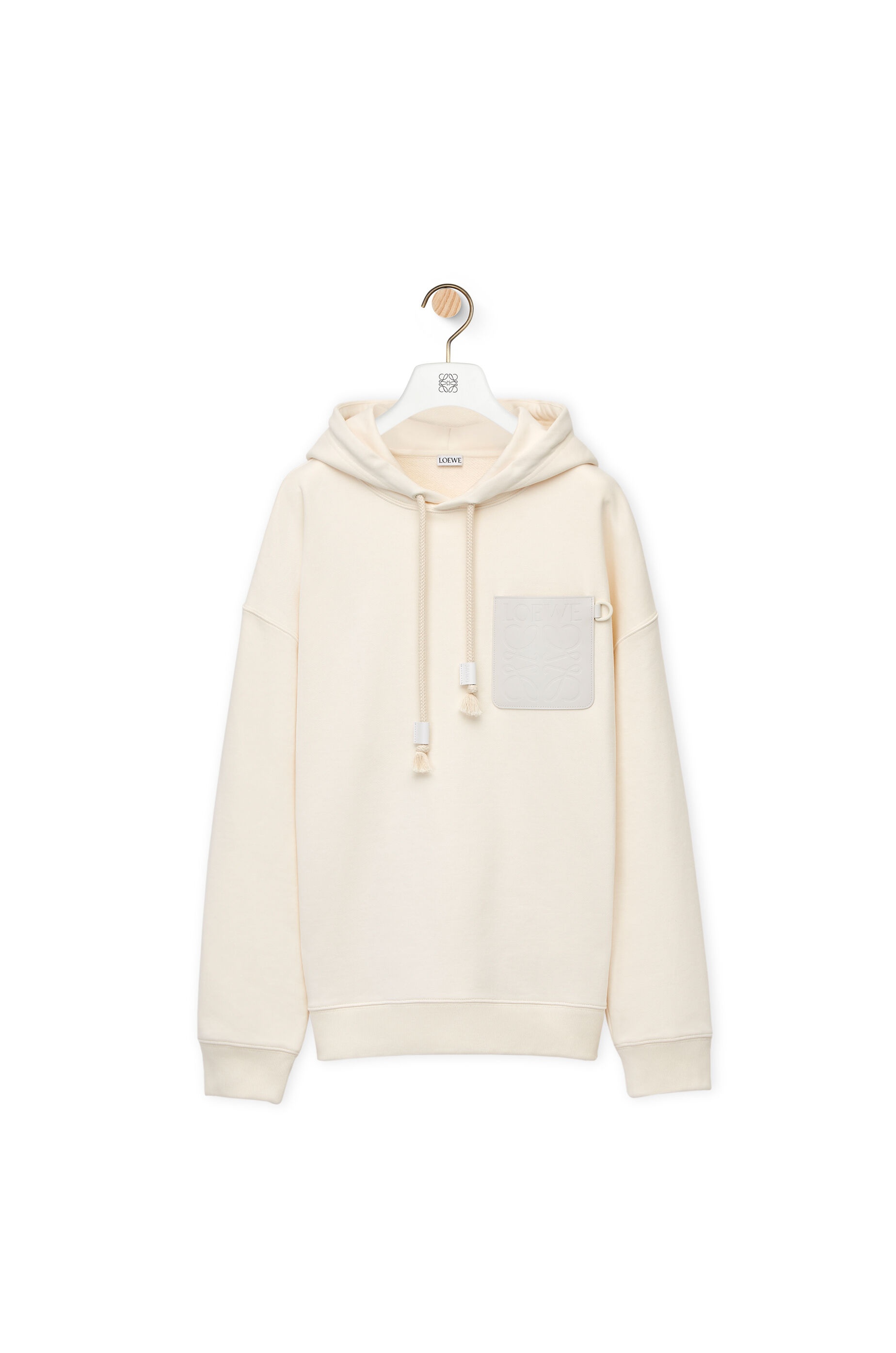 Relaxed fit hoodie in cotton - 1