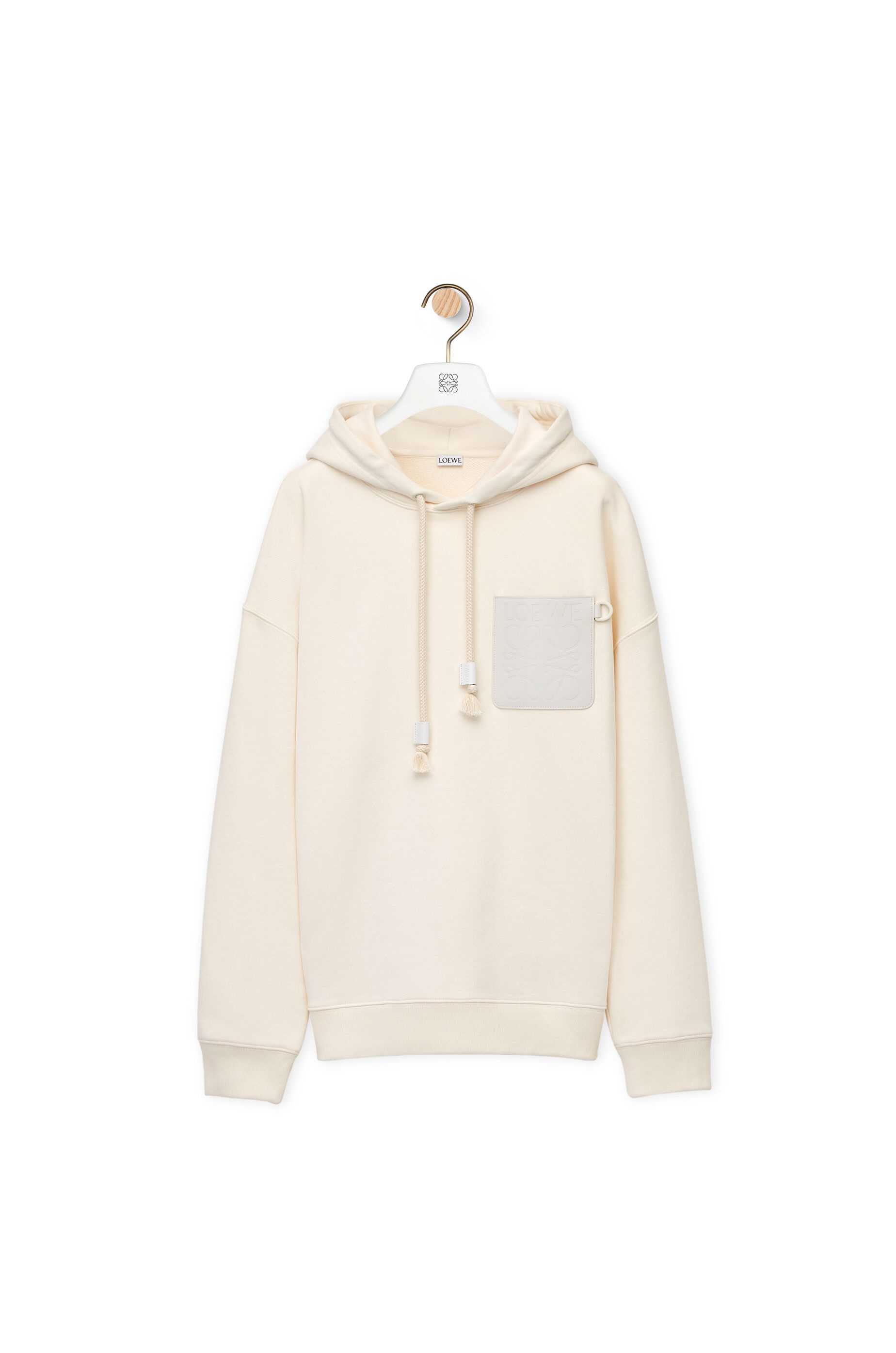 パーカー・フーディ LOEWE RELAXED FIT HOODIE Relaxed fit hoodie in cotton Orange - LOEWE