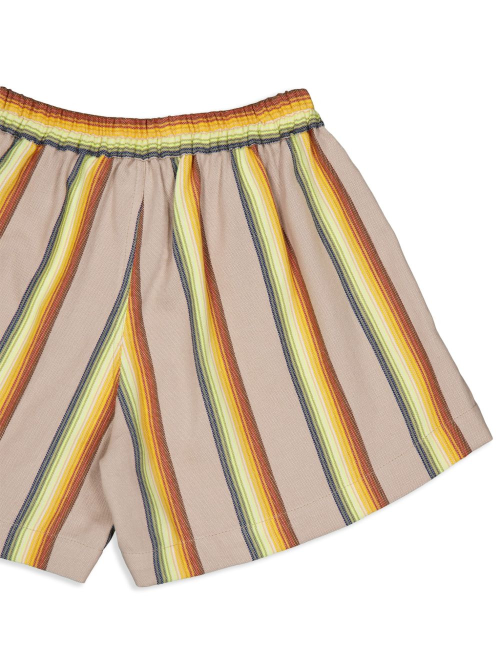 striped cotton shorts - 4