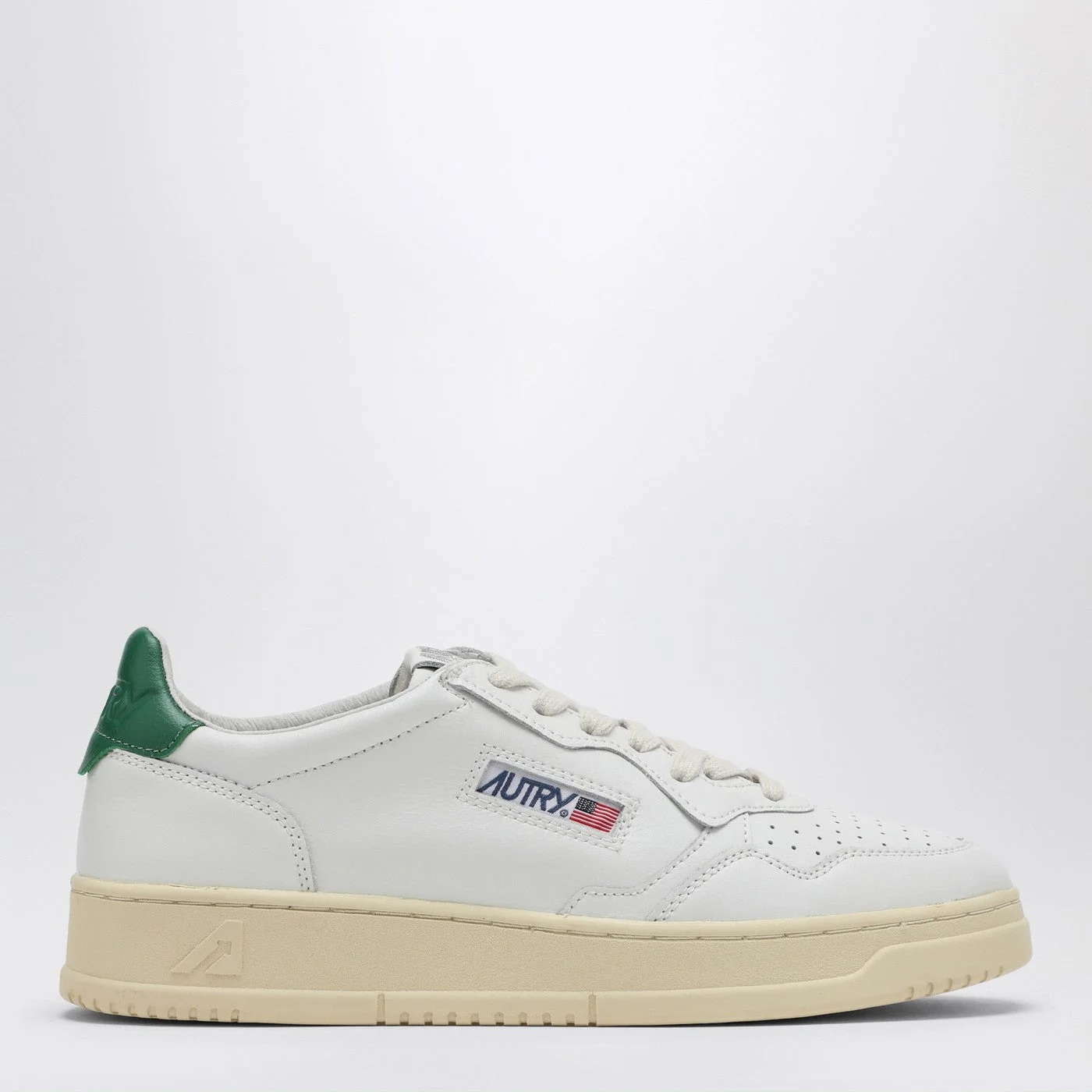 Autry White/Green Medalist Sneakers Men - 1