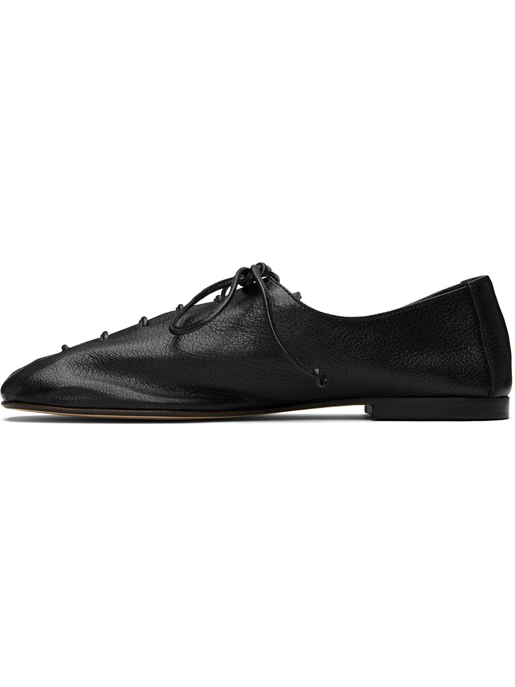 Black Plegada Supple Shiny Derbys - 3