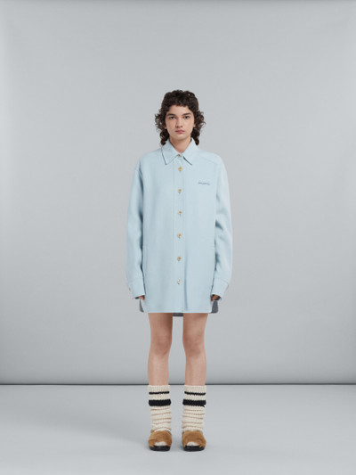 Marni LIGHT BLUE JACKET IN WOOL AND CASHMERE outlook