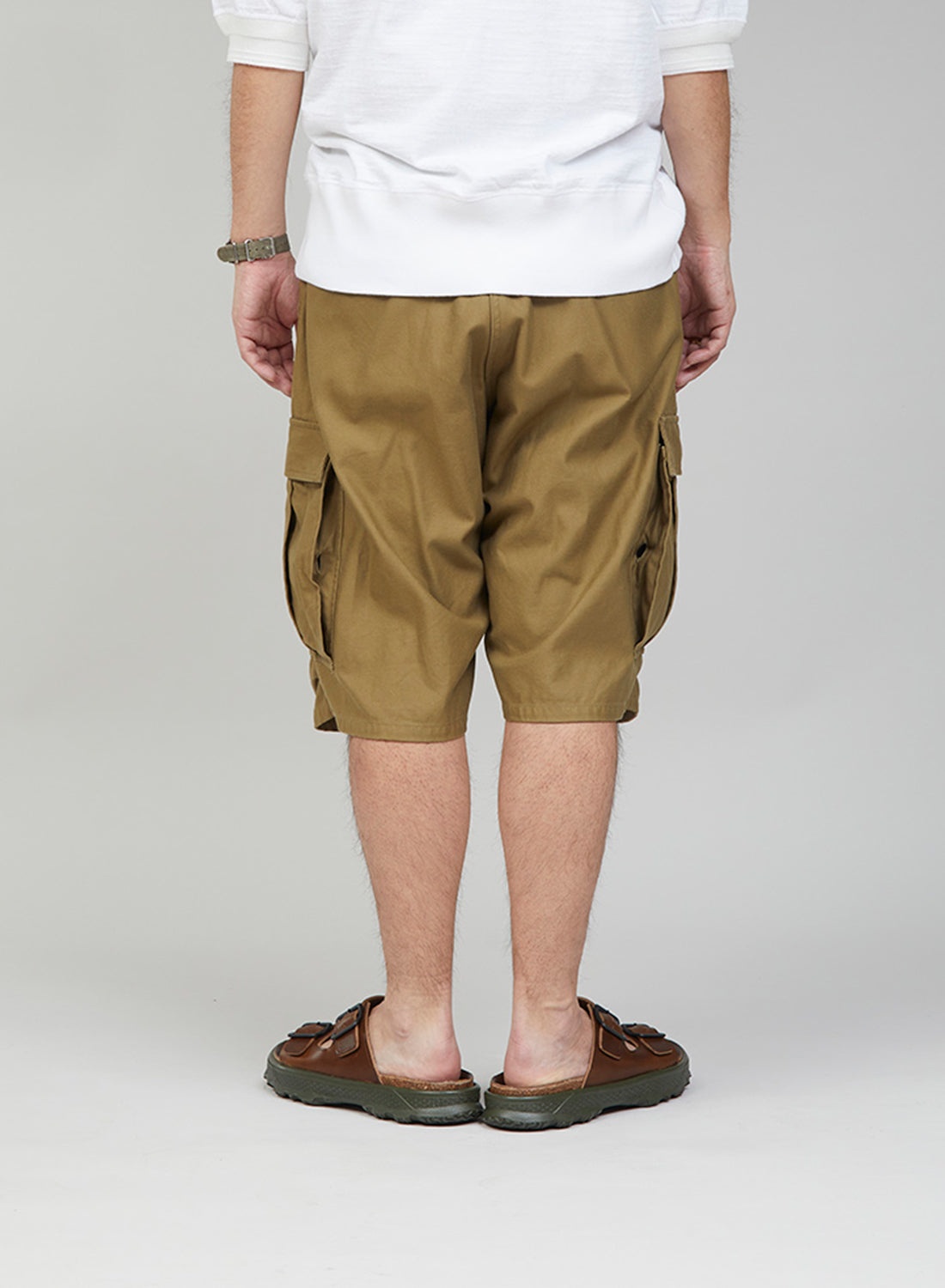 Army Cargo Short in Khaki - 5