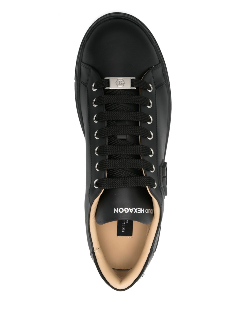 Hexagon-logo sneakers - 4