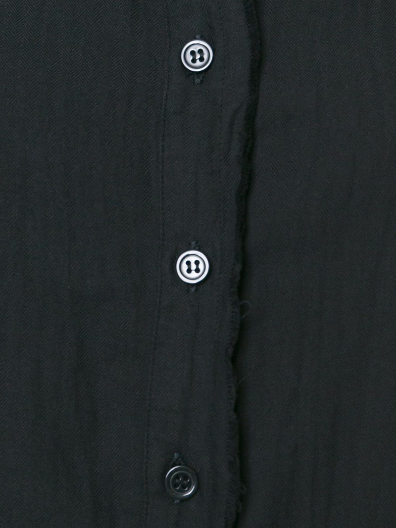 raw edge shirt dress 5