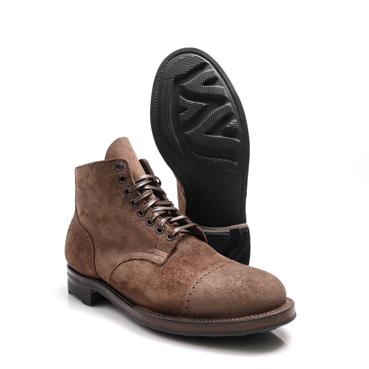 Service Boot 2030 Horween Chocolate Chamois Roughout - 2