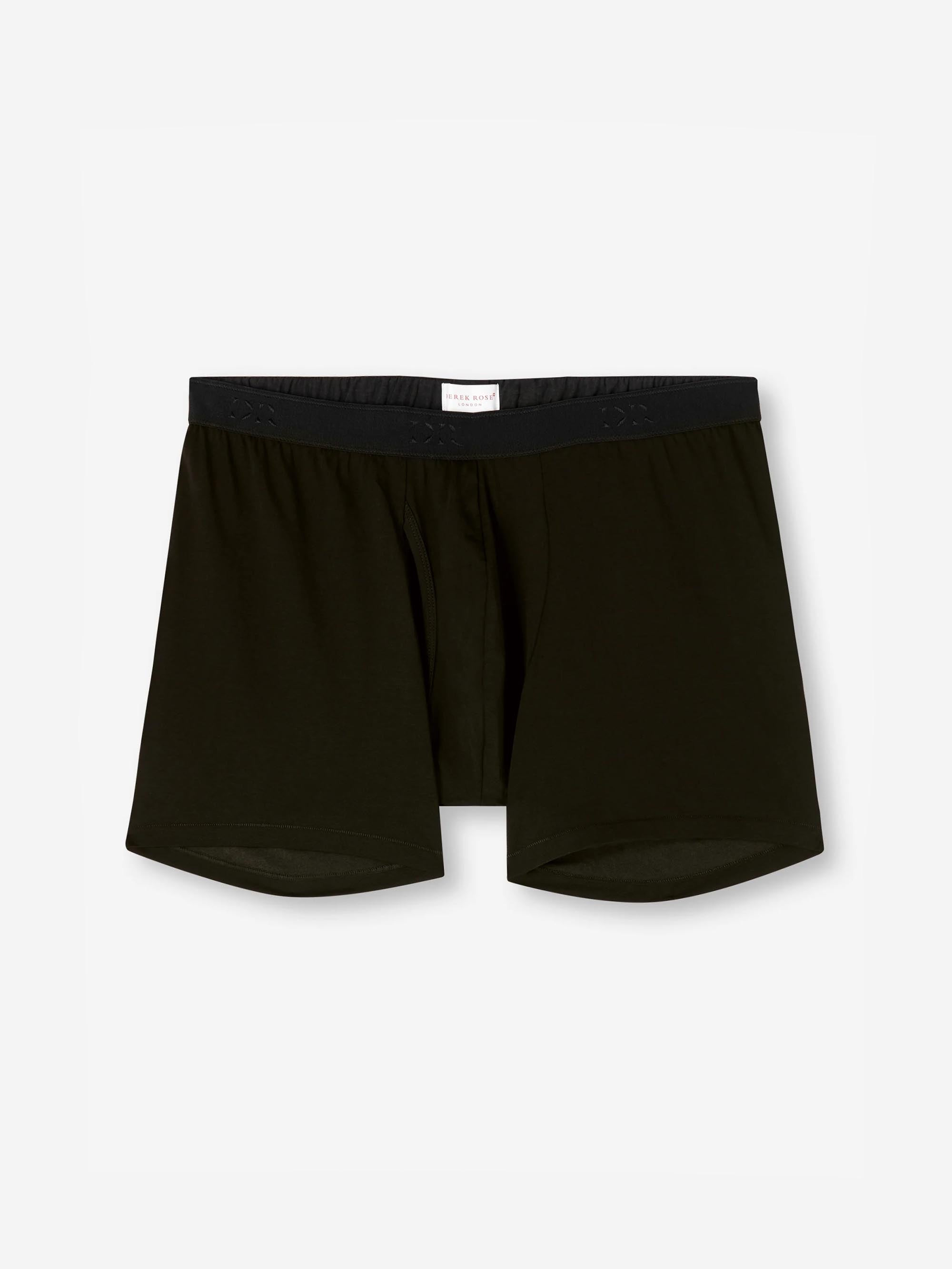 Men's Trunks Jack Pima Cotton Stretch Black - 2