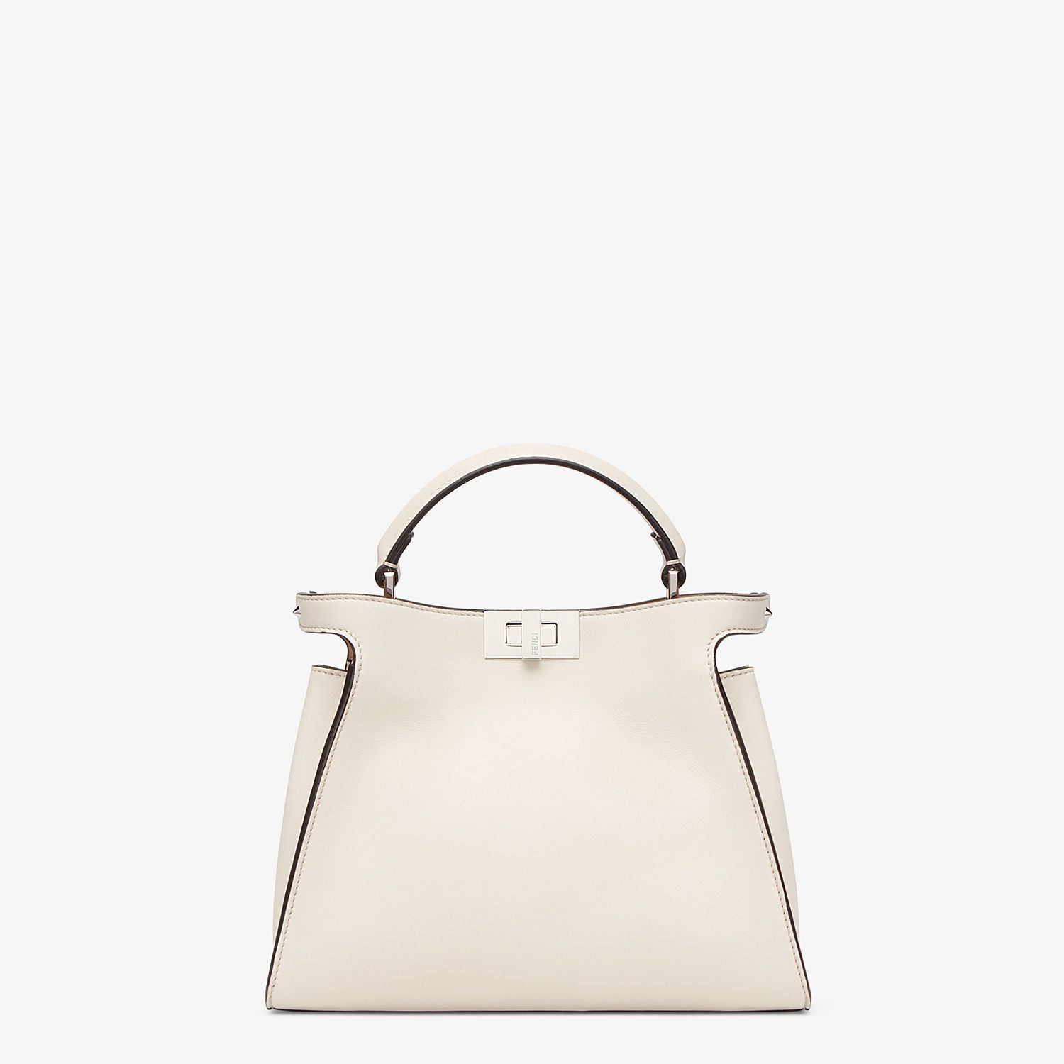 Beige leather bag - 1