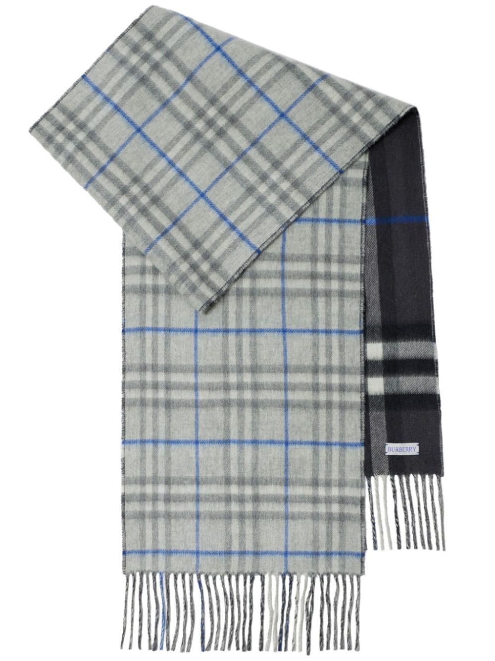 Vintage Check reversible cashmere scarf - 1