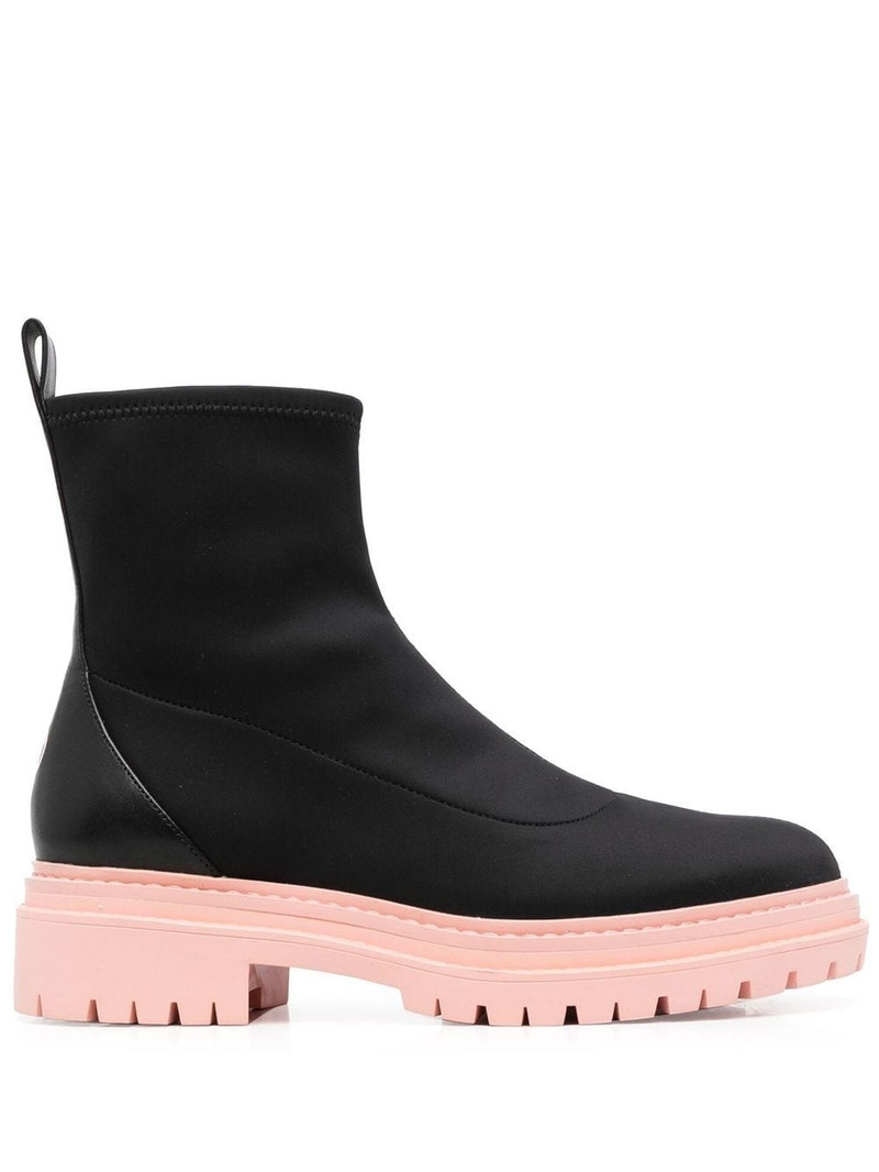 Comet ridged-rubber sole boots 1