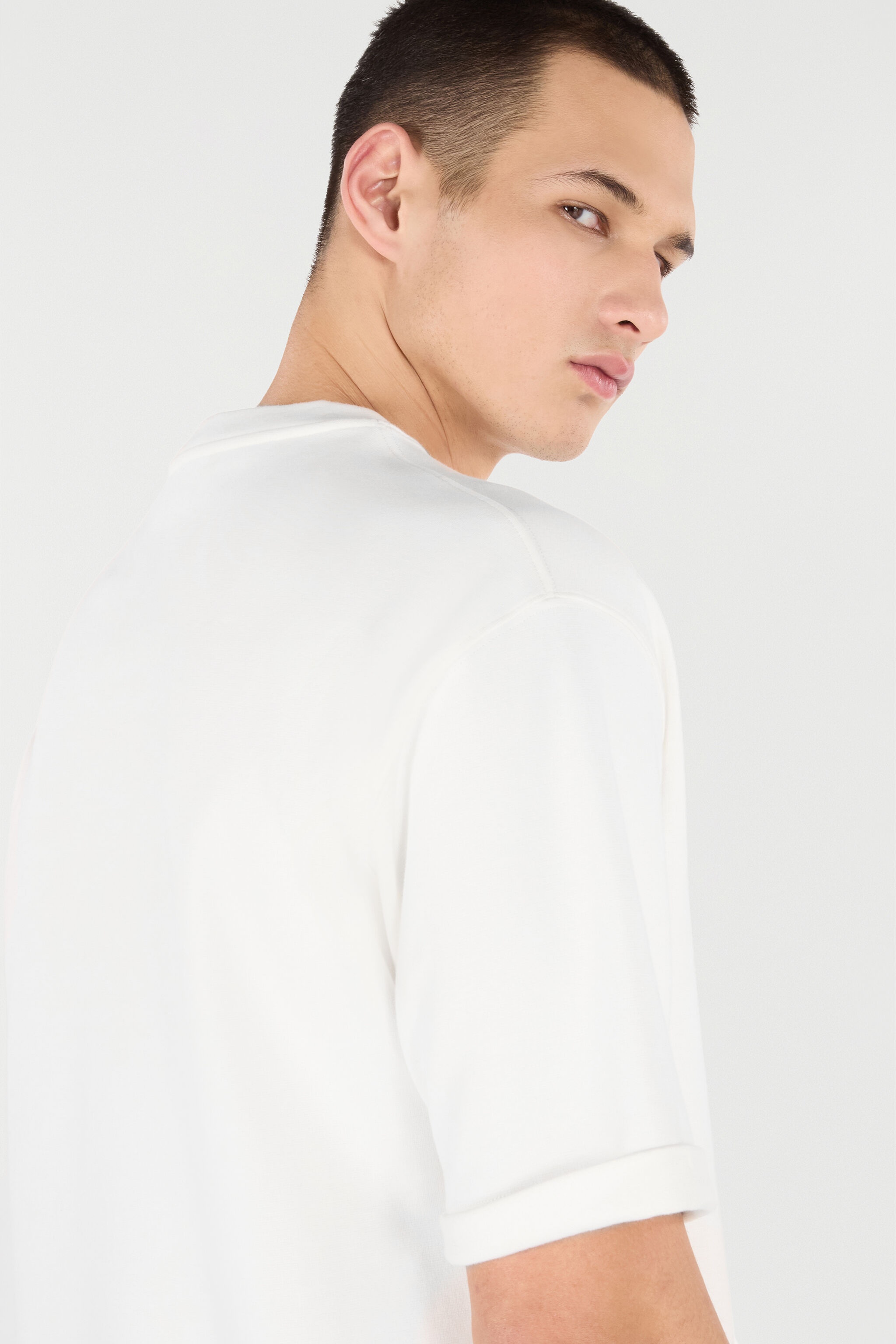 T-Shirt with Embroidered Logo - 6
