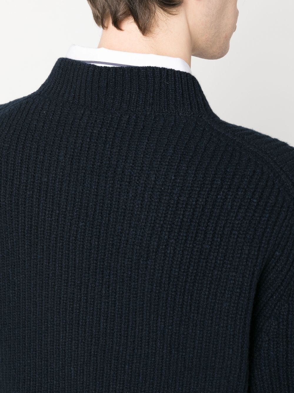 high-neck knitted pullover - 5