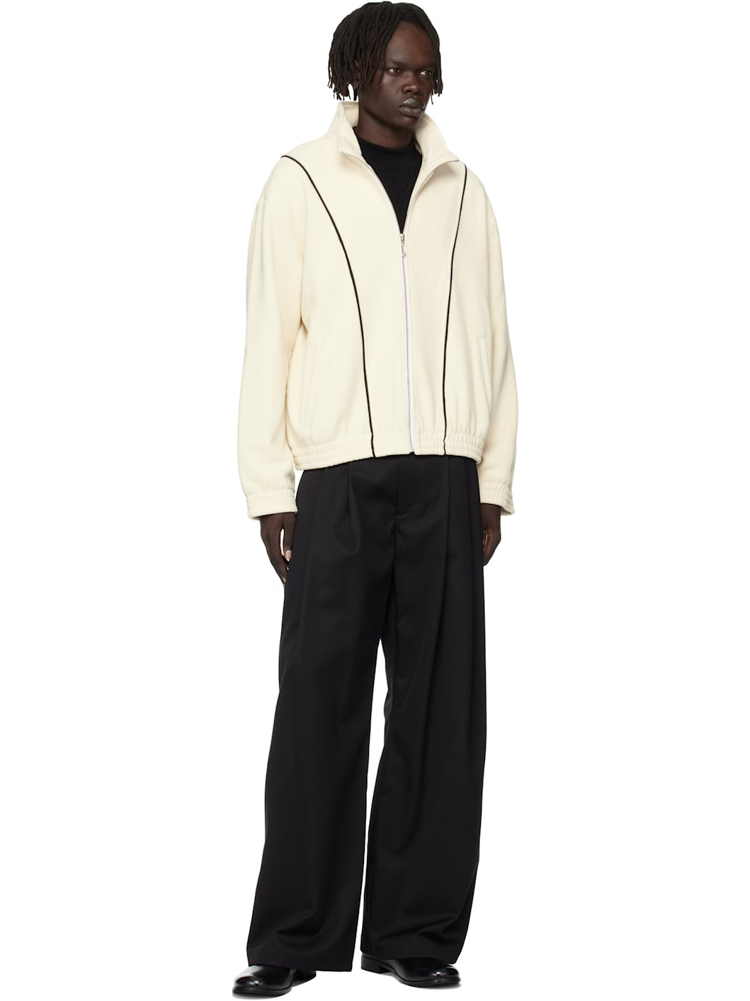 Off-White Fleece Track Jacket - 4