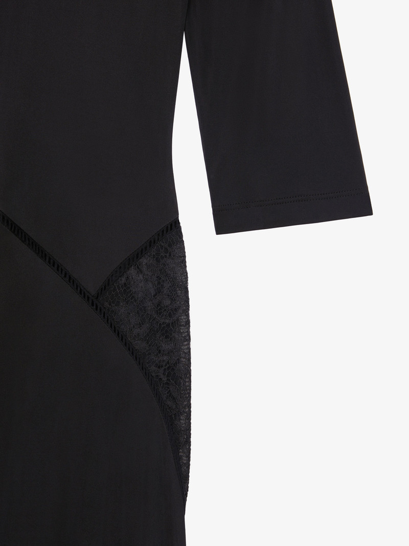 DRESS IN JERSEY AND LACE 5