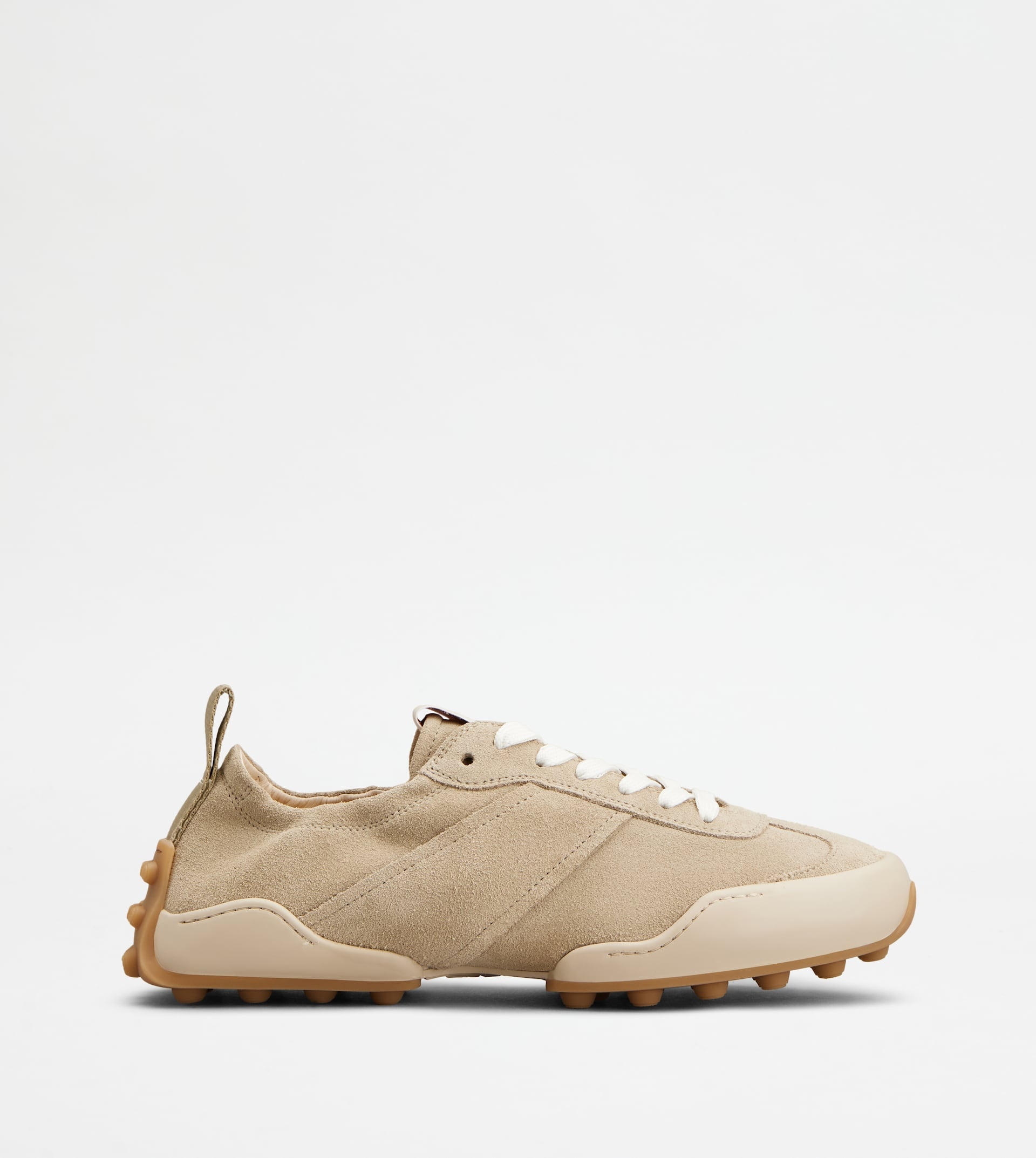 SNEAKERS IN SUEDE - BEIGE - 1