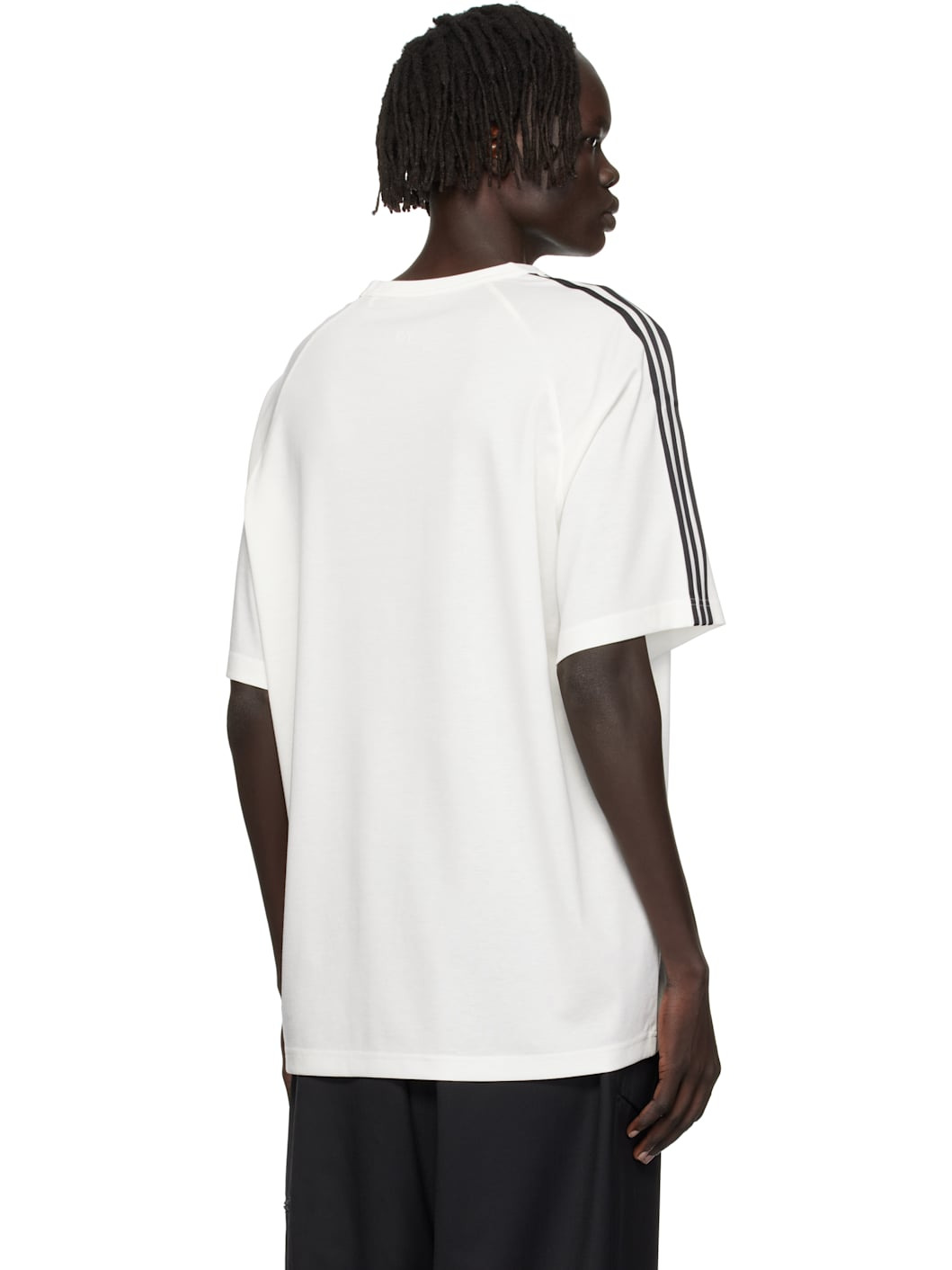 White Short Sleeve 3-Stripes T-shirt - 3