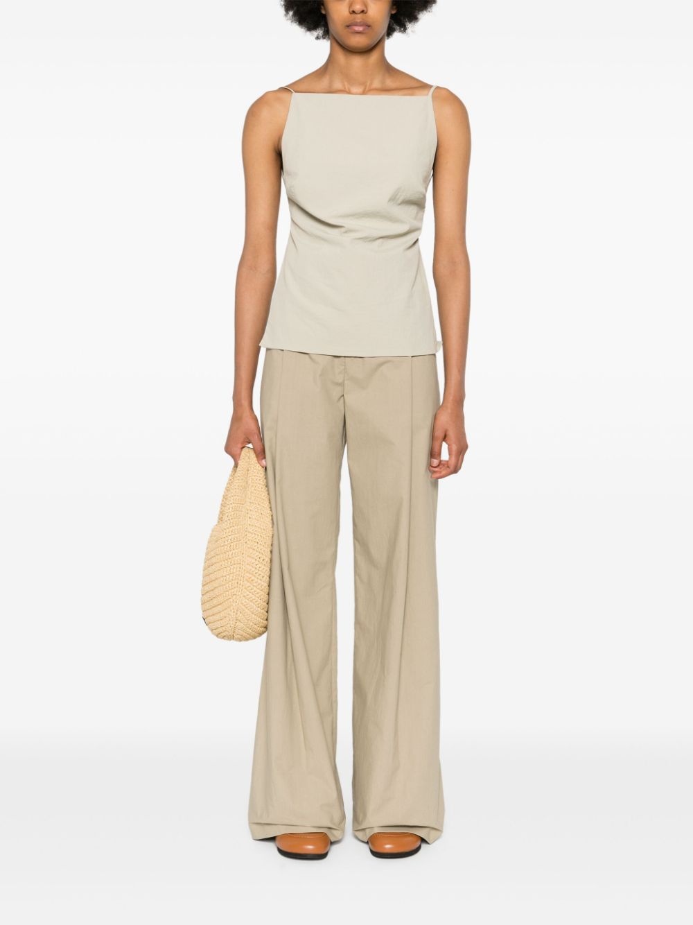 Wellen poplin palazzo pants - 2