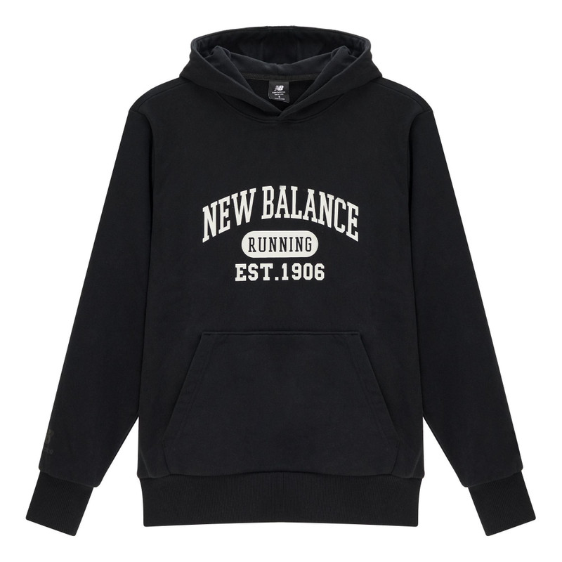 New Balance Classic Lifestyle Hoodie 'Black White' AMT31313-BK - 1