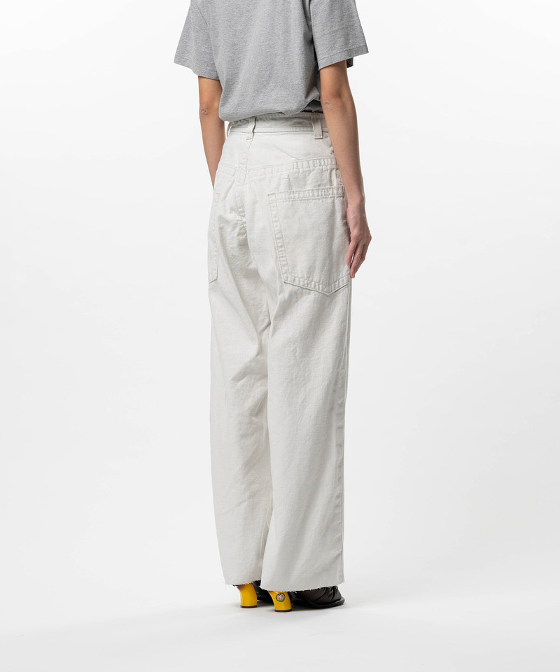 Amateur Sewn Like Wide Denim Pants 7