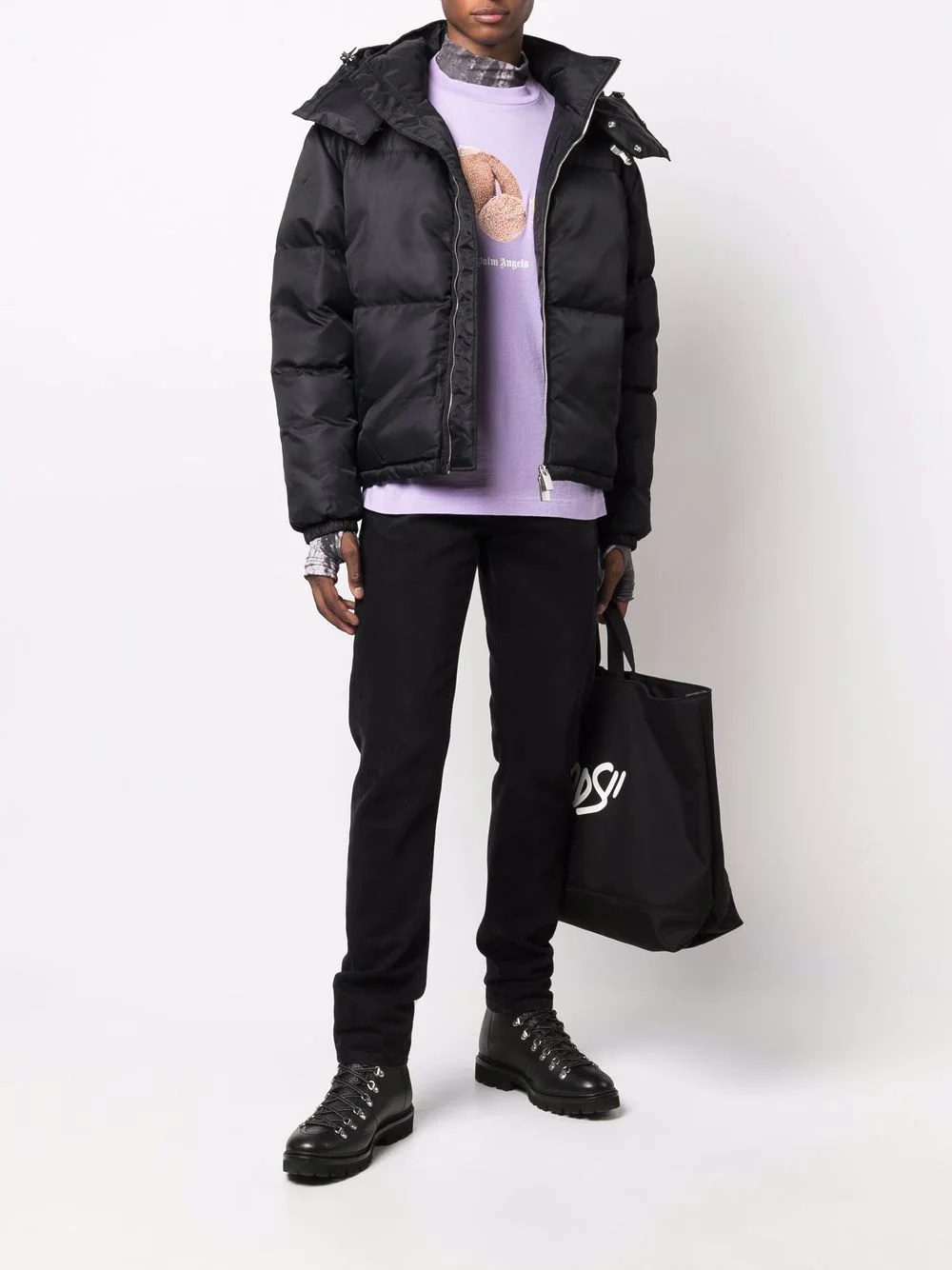 hooded puffer jacket - 2