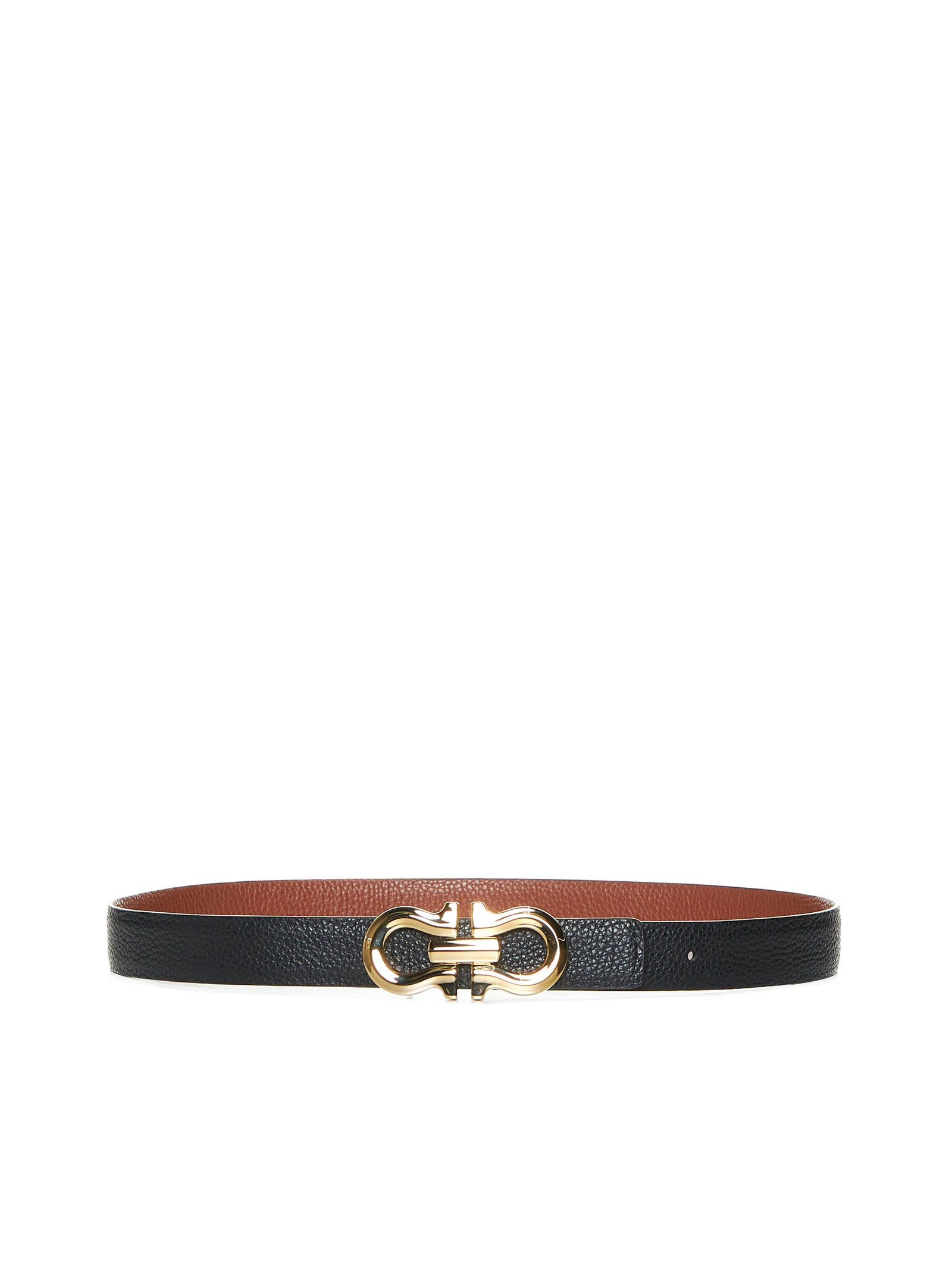 Gancini reversible leather belt - 3