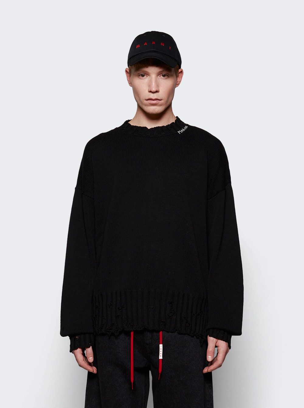 Crew-neck Jumper Black - 3