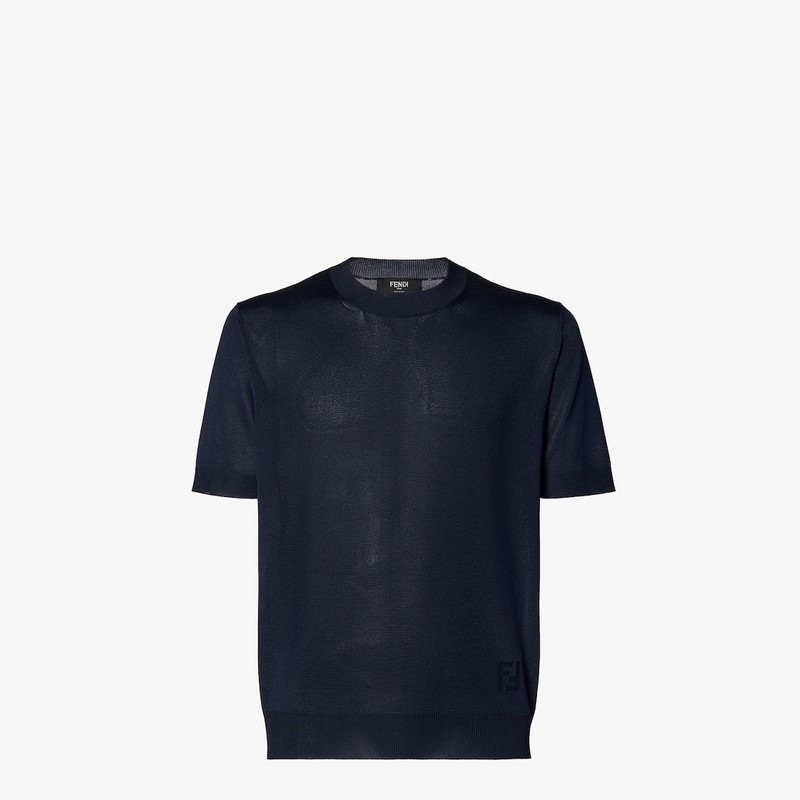 Sweater Dark blue viscose sweater 1