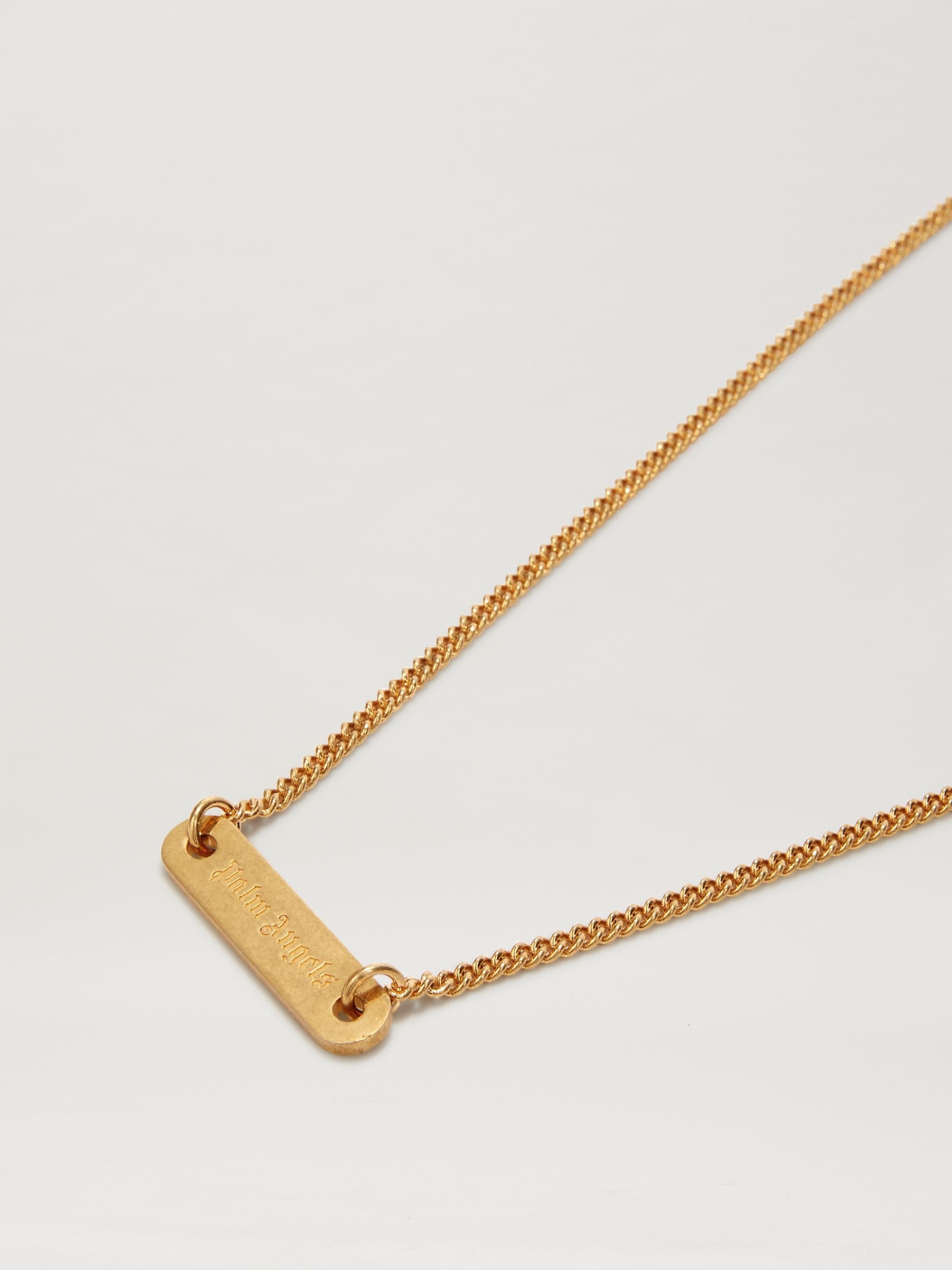 Logo Plate Necklace - 3