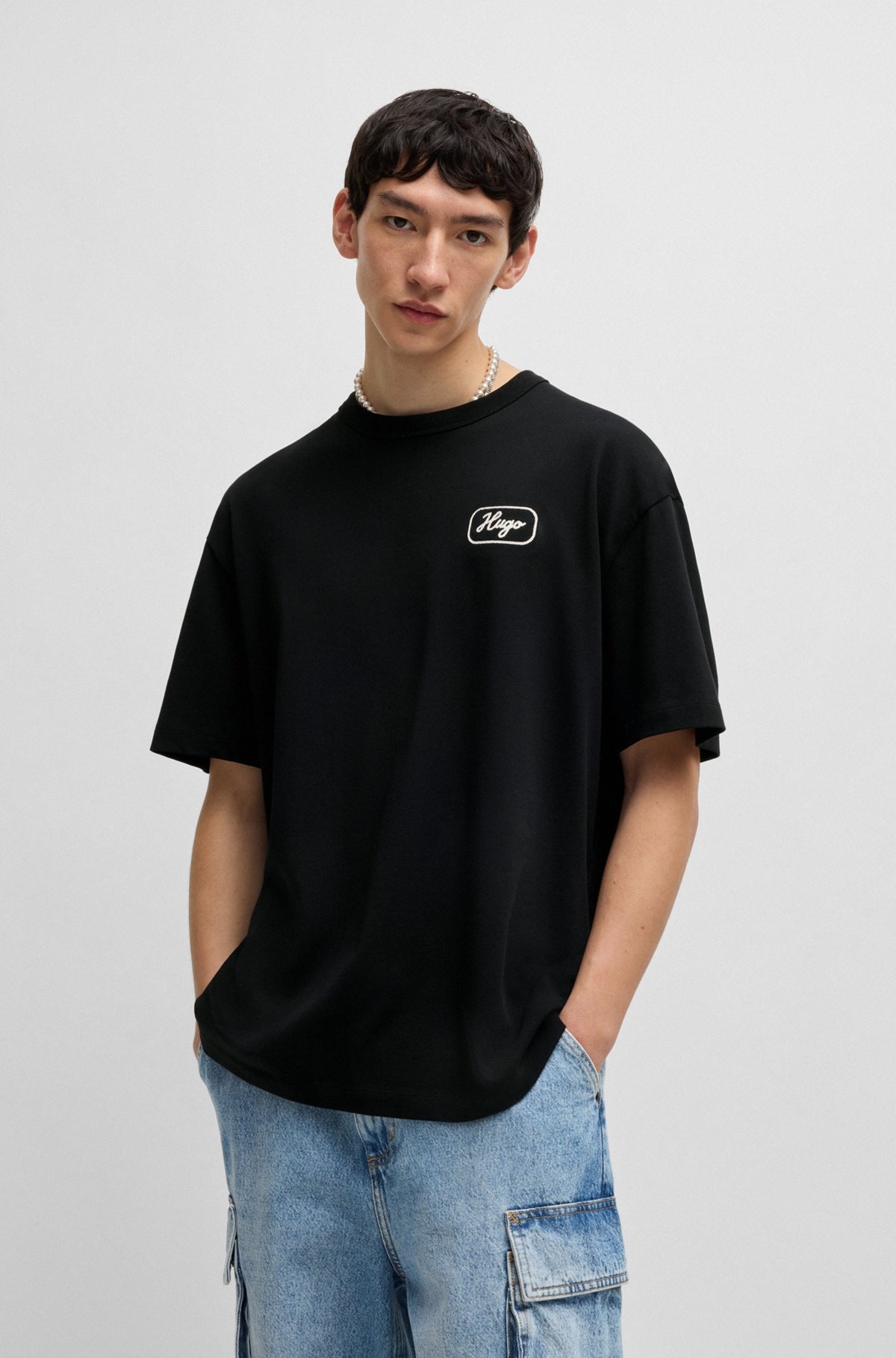 LOOSE-FIT T-SHIRT IN COTTON WITH RACING ARTWORK - 2