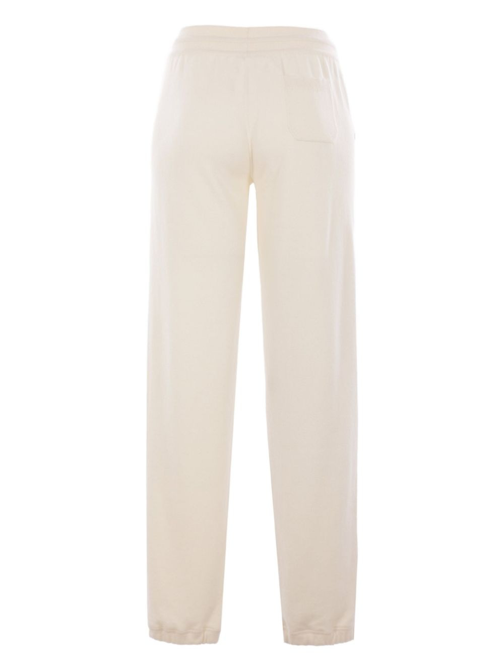 drawstring-cuffed cashmere trousers - 2