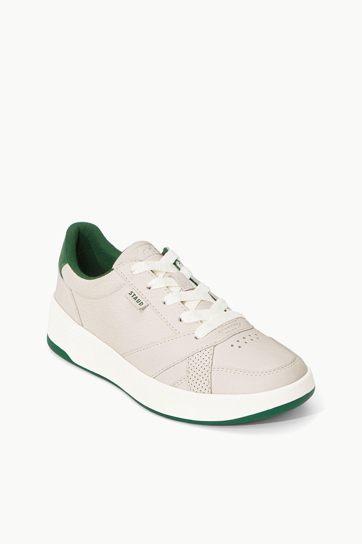 KEDS x STAUD THE COURT SNEAKER CREAM GREEN - 2