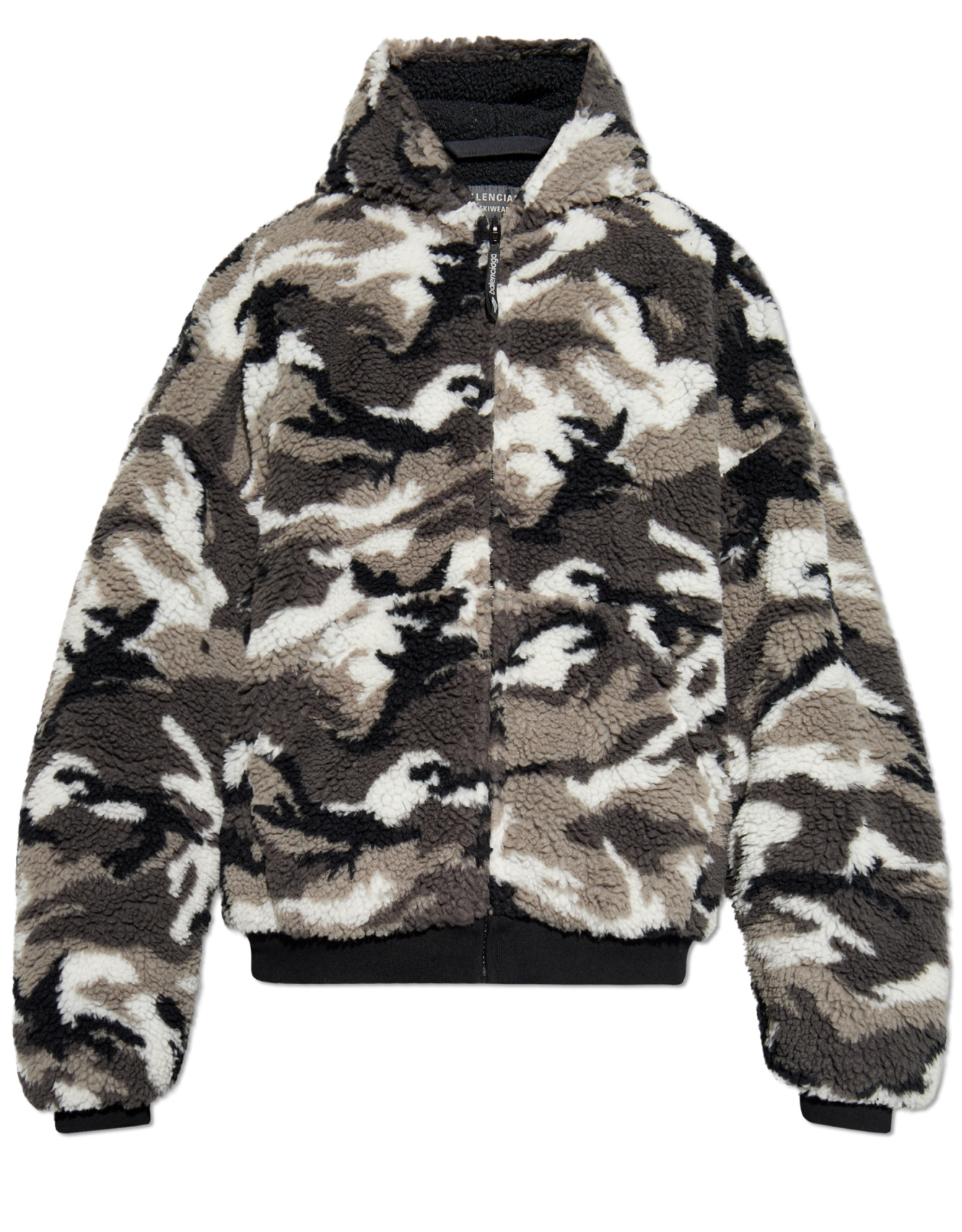 ZIPPERED FLEECE JACKET - 1