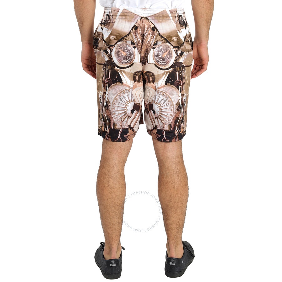 Burberry Men's Bronze Stretton Wilford Mesh Shorts - 5