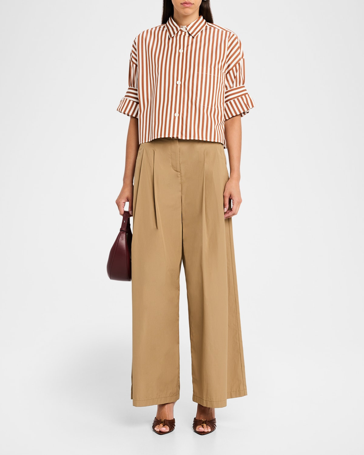 Next Ex Striped Button-Front Shirt - 2