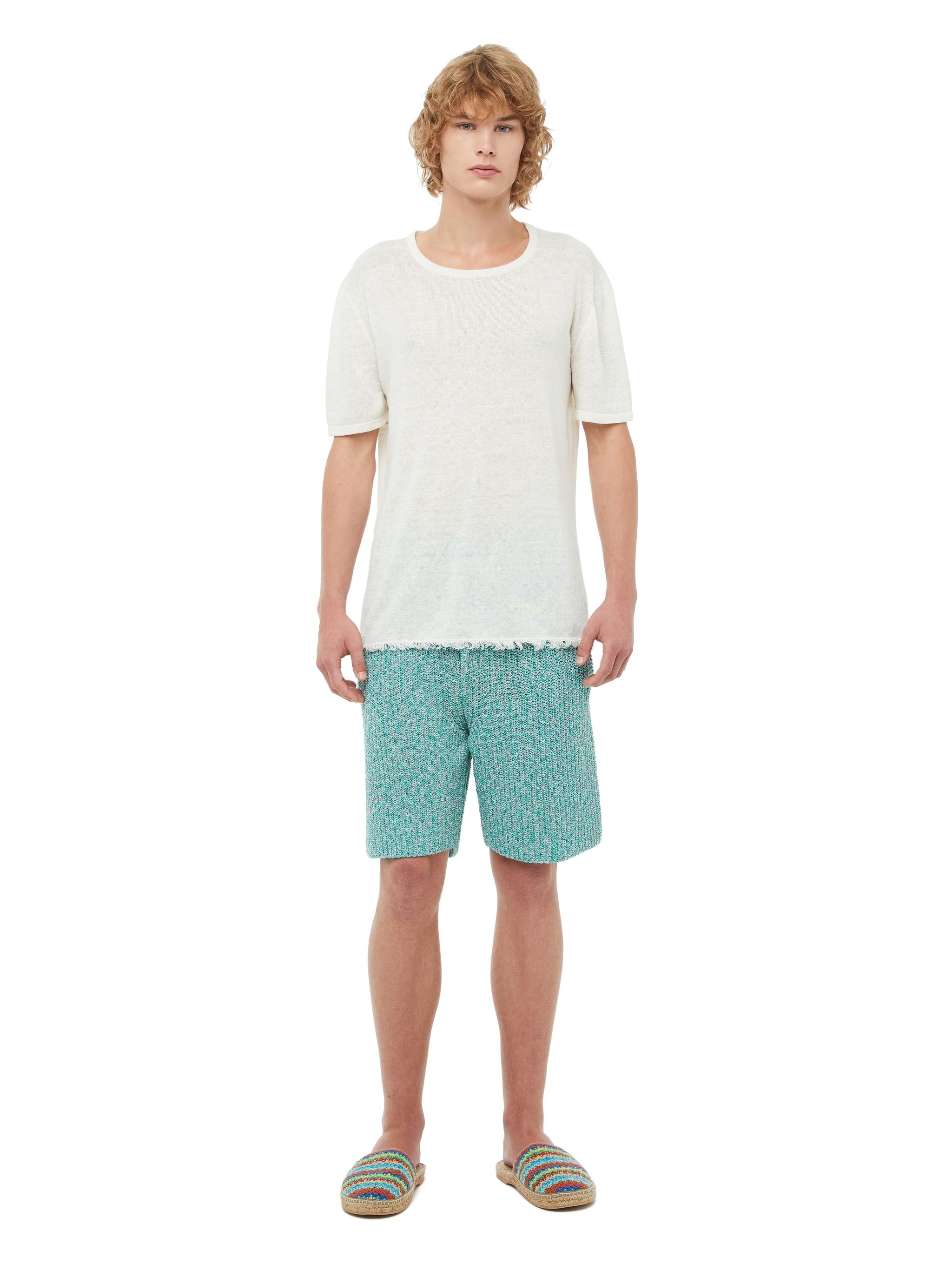Linen Knit T-Shirt - 4
