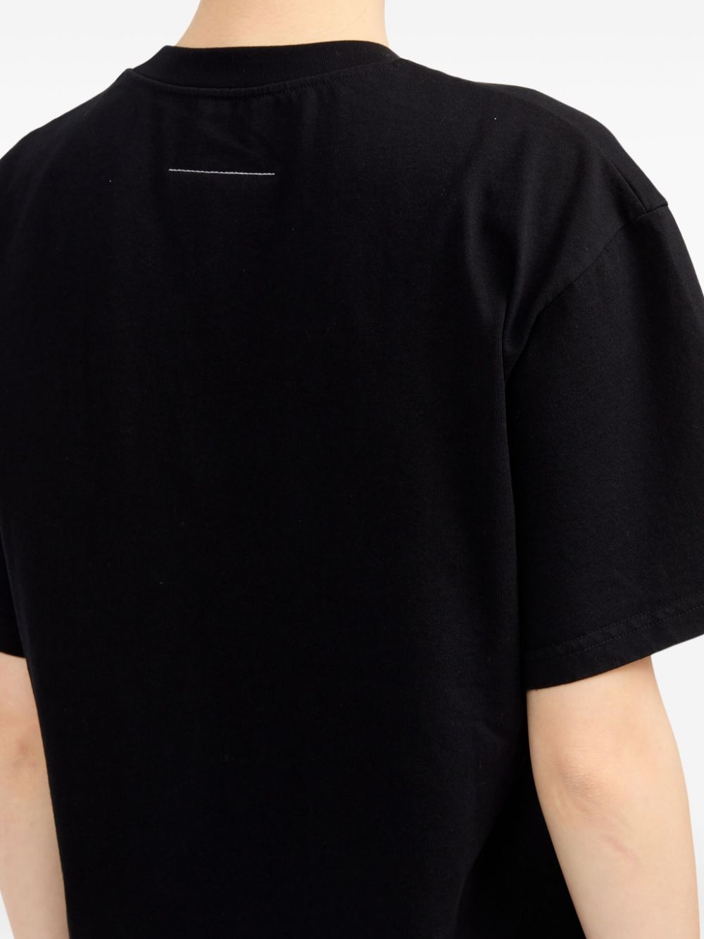logo-print T-shirt dress - 7