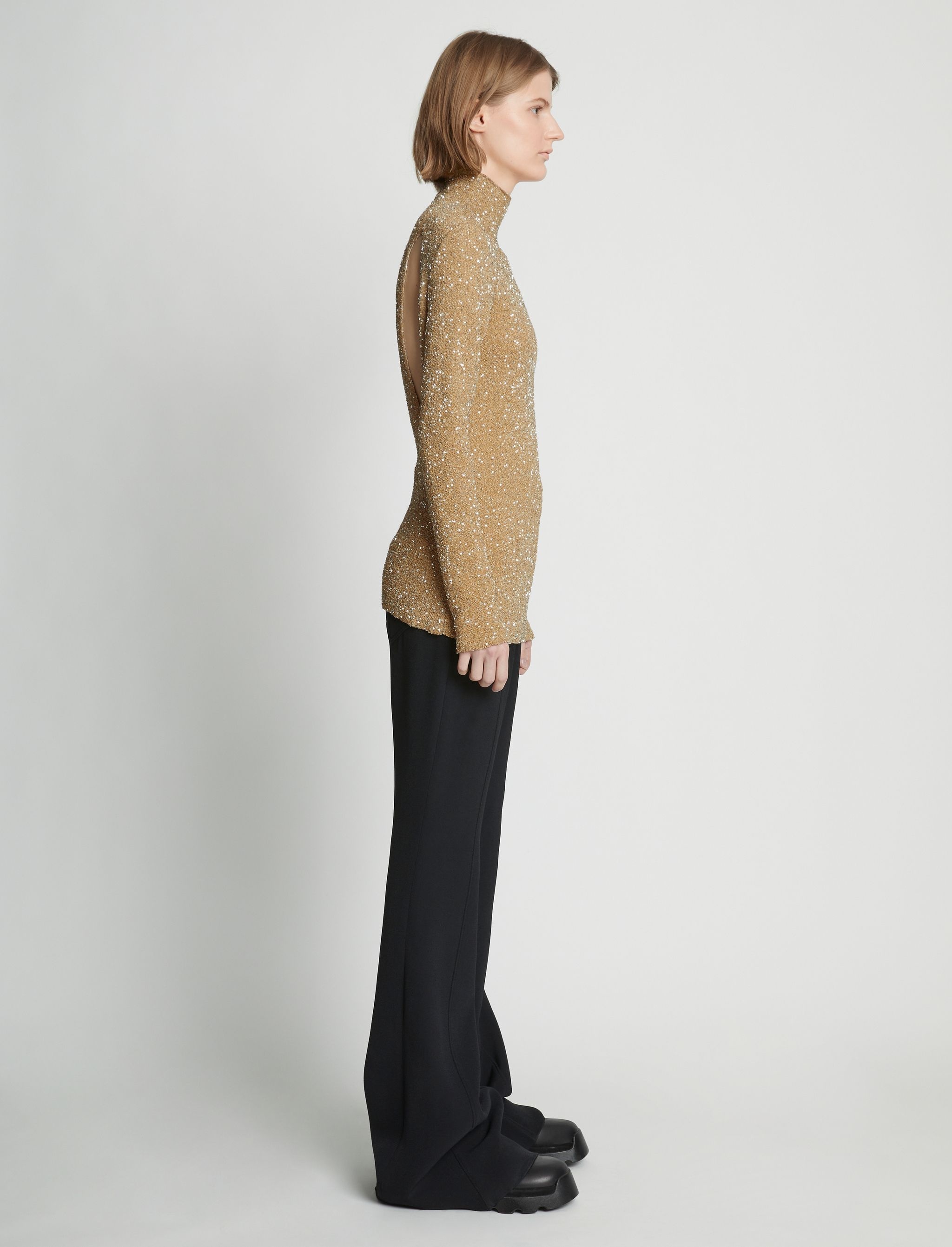 Sequin Knit Sweater - 4